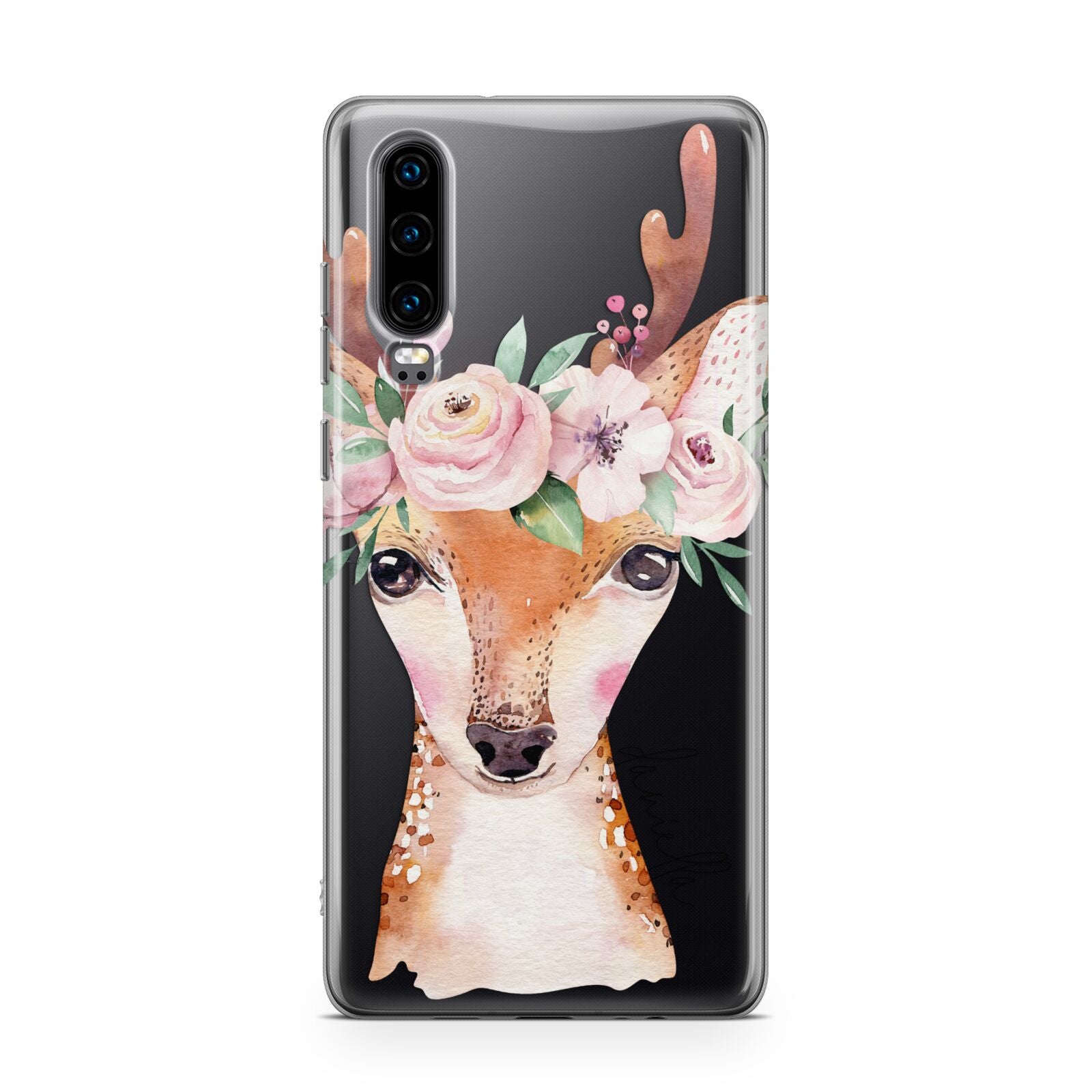 Personalised Deer Huawei P30 Phone Case