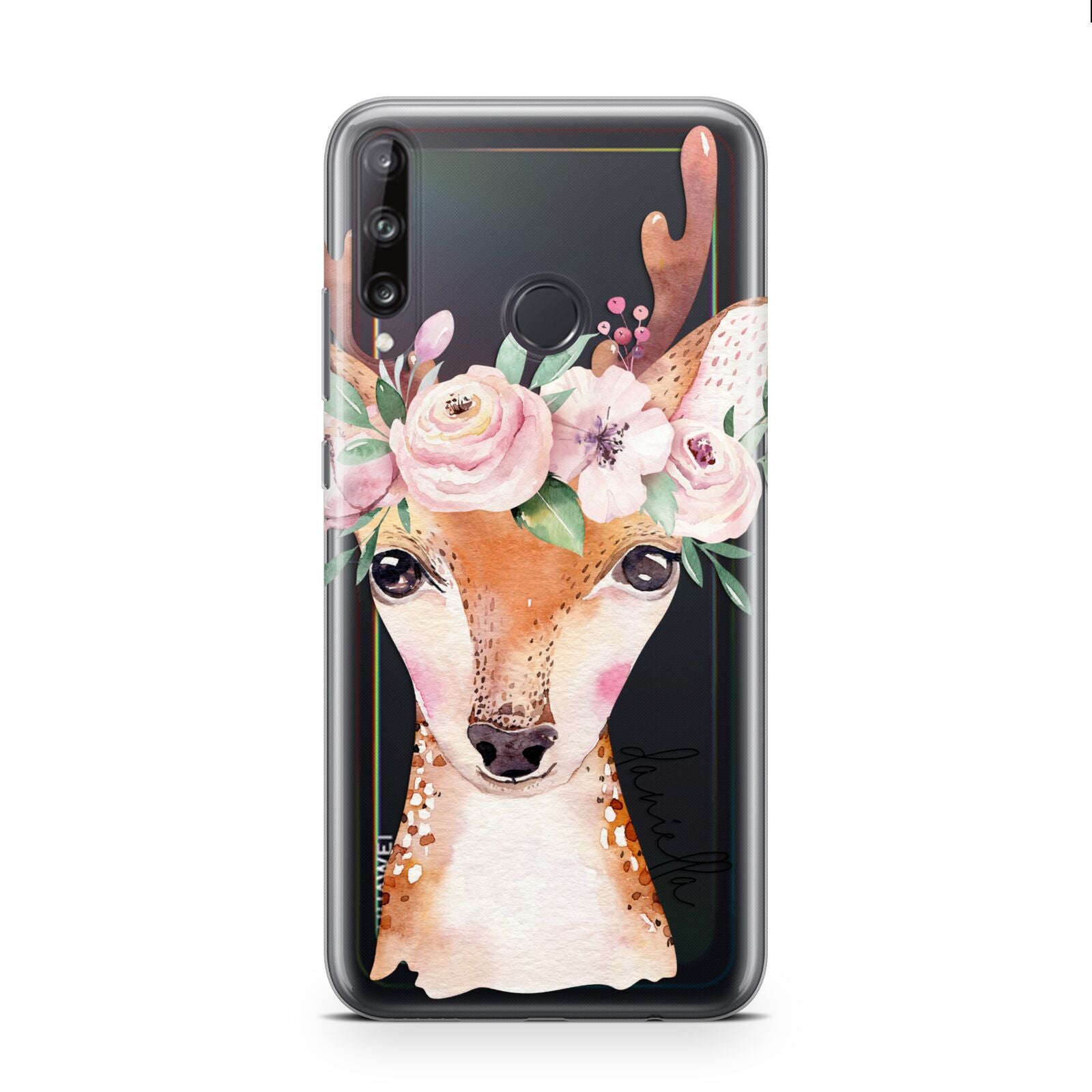 Personalised Deer Huawei P40 Lite E Phone Case