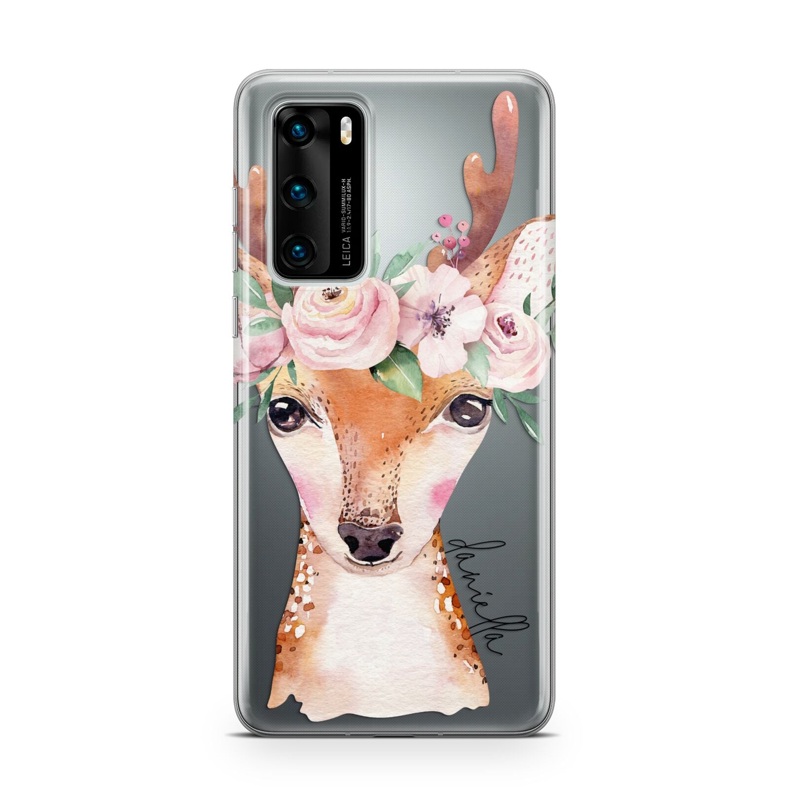 Personalised Deer Huawei P40 Phone Case