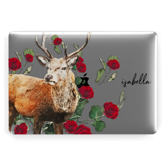 Personalised Deer Name Apple MacBook Case