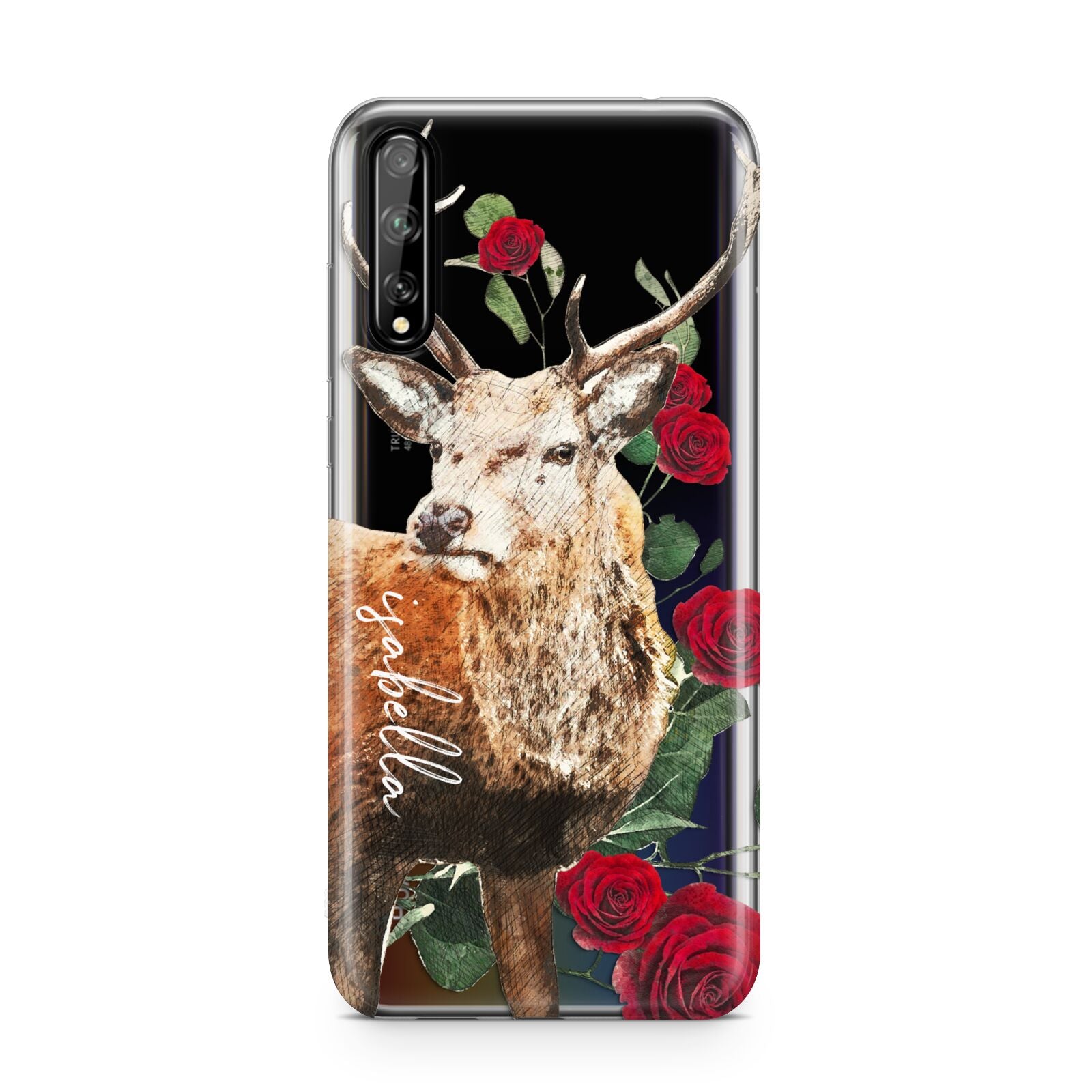 Personalised Deer Name Huawei Enjoy 10s Phone Case