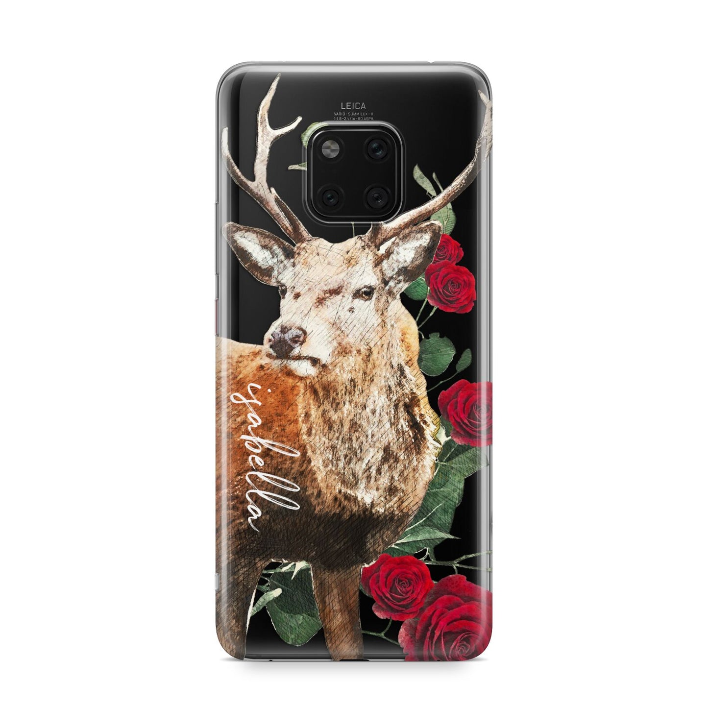 Personalised Deer Name Huawei Mate 20 Pro Phone Case