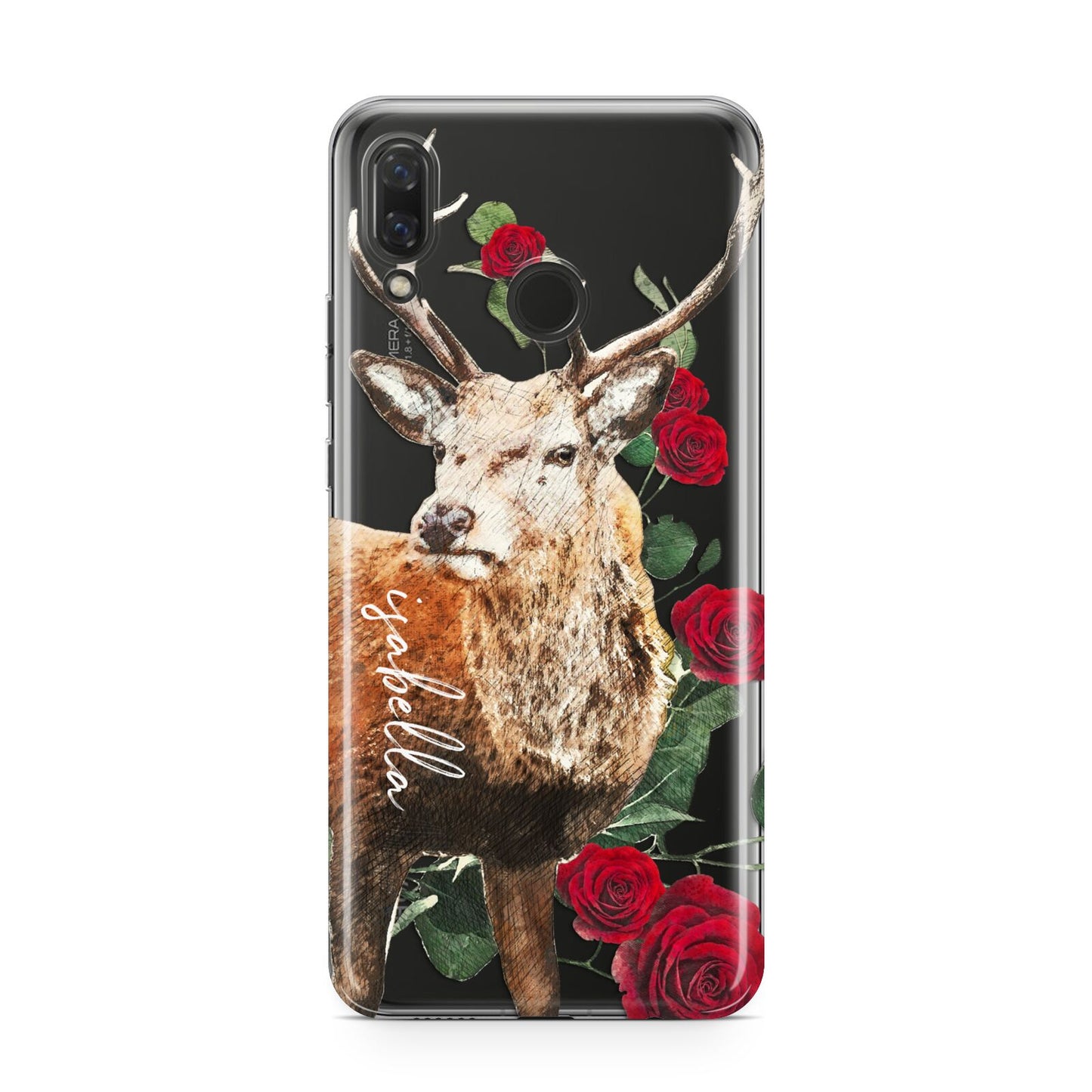 Personalised Deer Name Huawei Nova 3 Phone Case