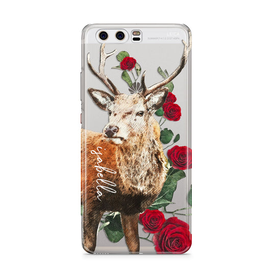 Personalised Deer Name Huawei P10 Phone Case