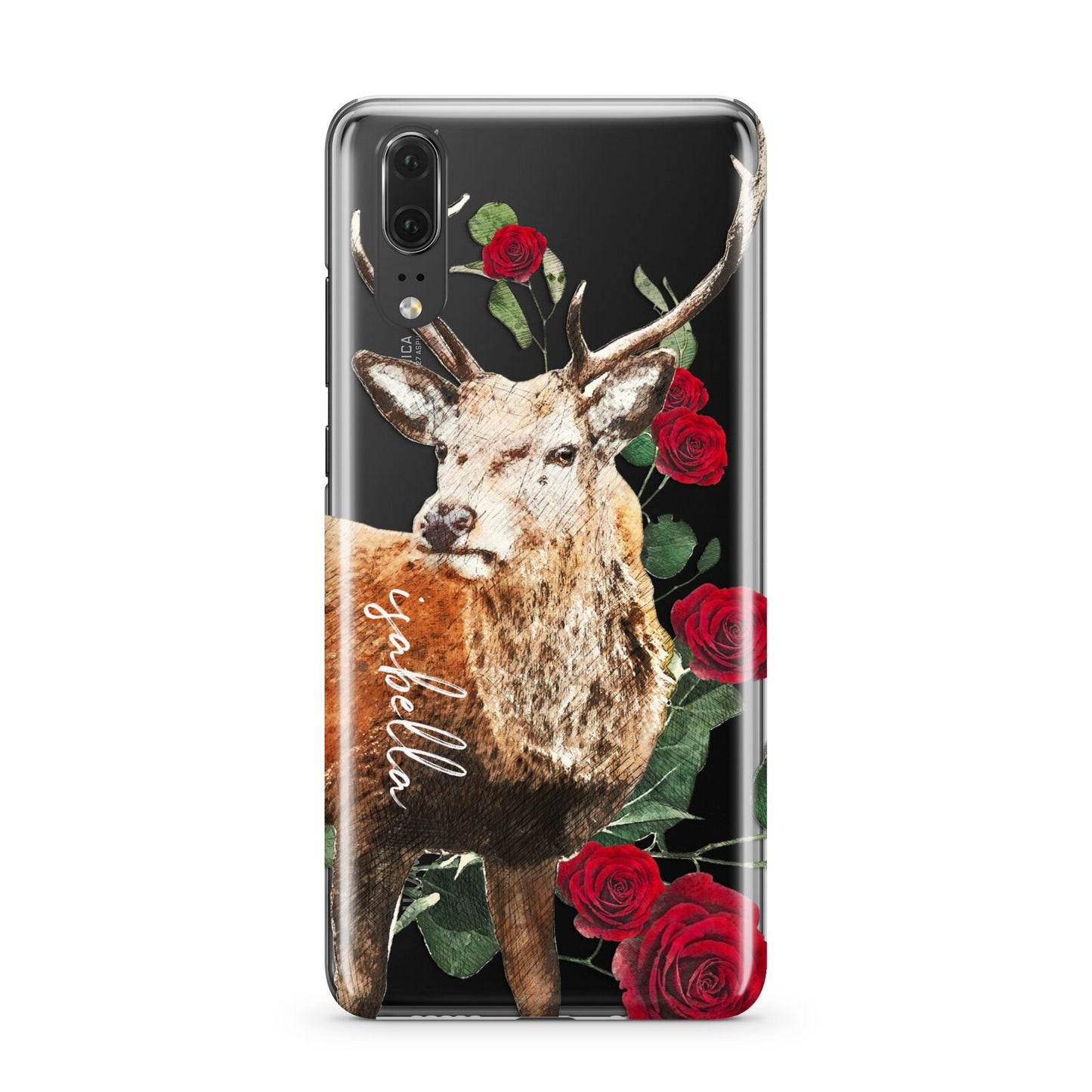 Personalised Deer Name Huawei P20 Phone Case