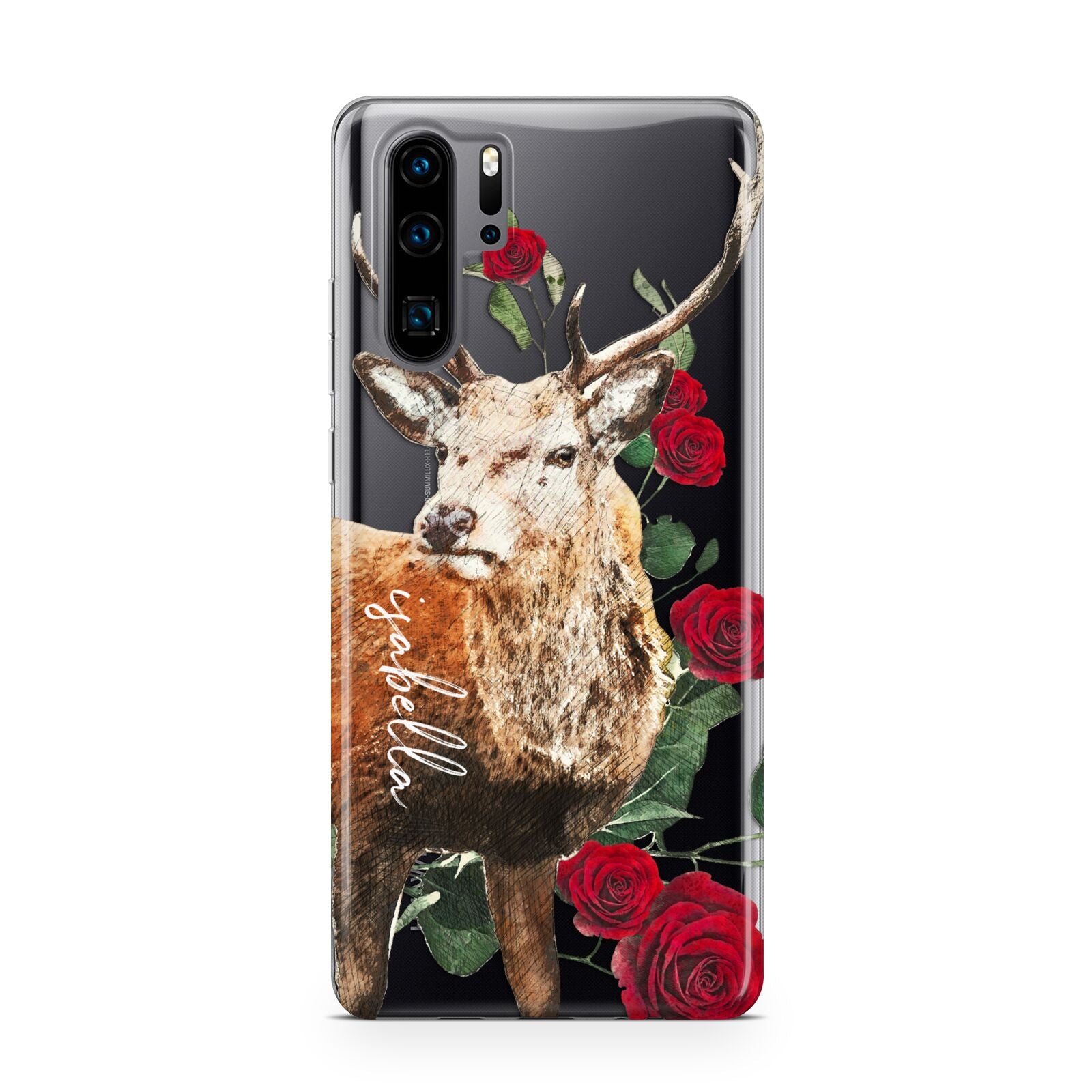 Personalised Deer Name Huawei P30 Pro Phone Case