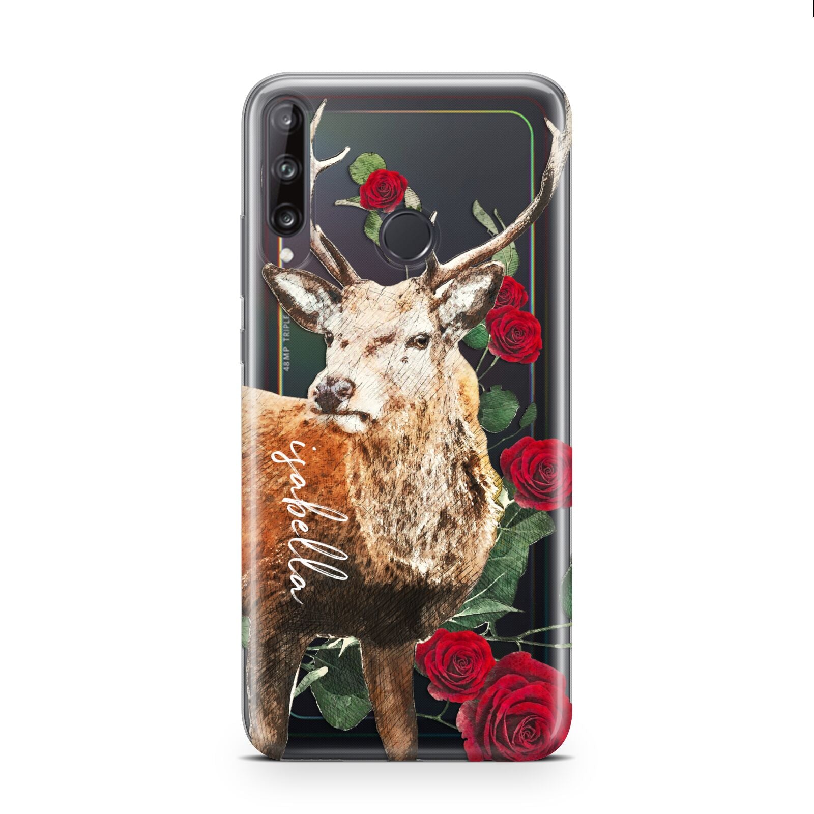 Personalised Deer Name Huawei P40 Lite E Phone Case