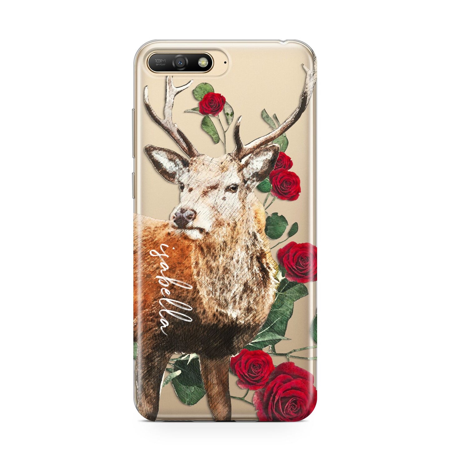 Personalised Deer Name Huawei Y6 2018