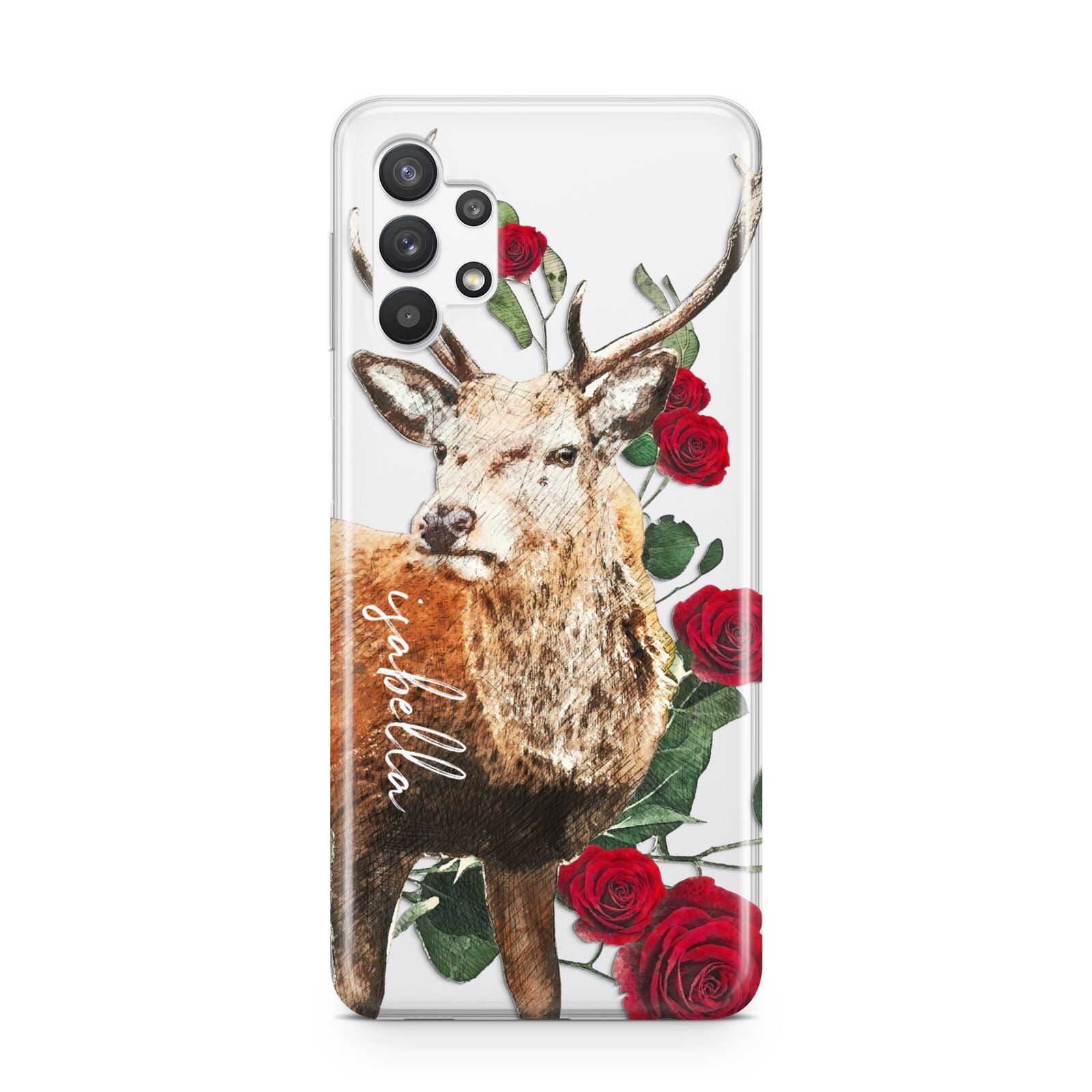 Personalised Deer Name Samsung A32 5G Case