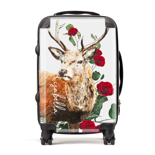 Personalised Deer Name Suitcase