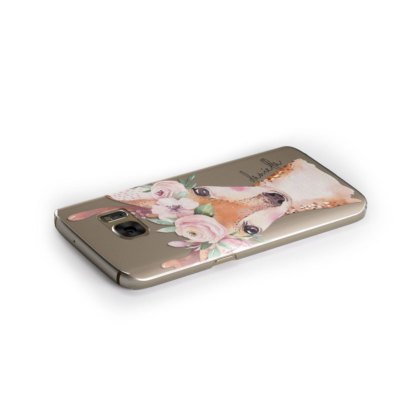 Personalised Deer Samsung Galaxy Case Side Close Up