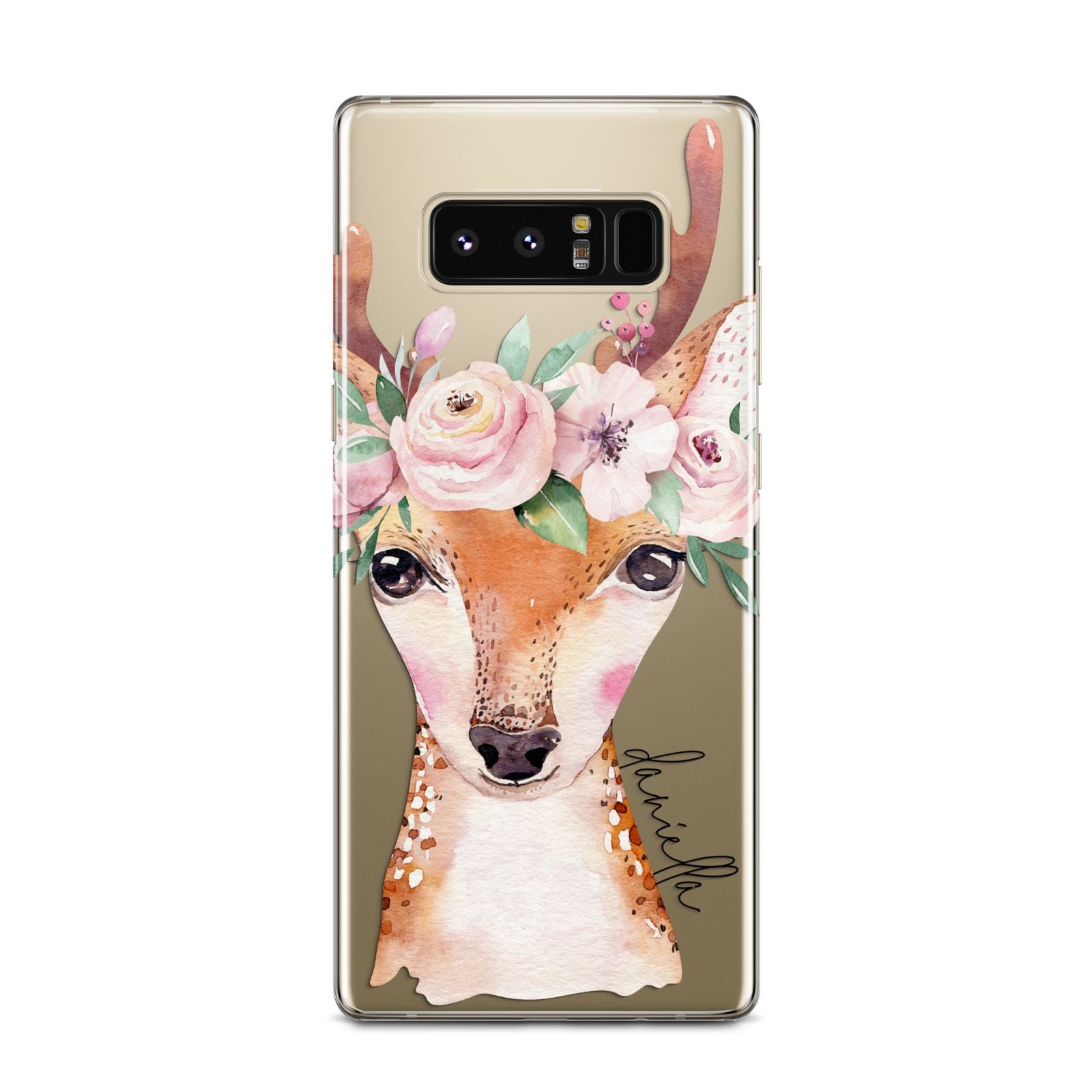 Personalised Deer Samsung Galaxy Note 8 Case