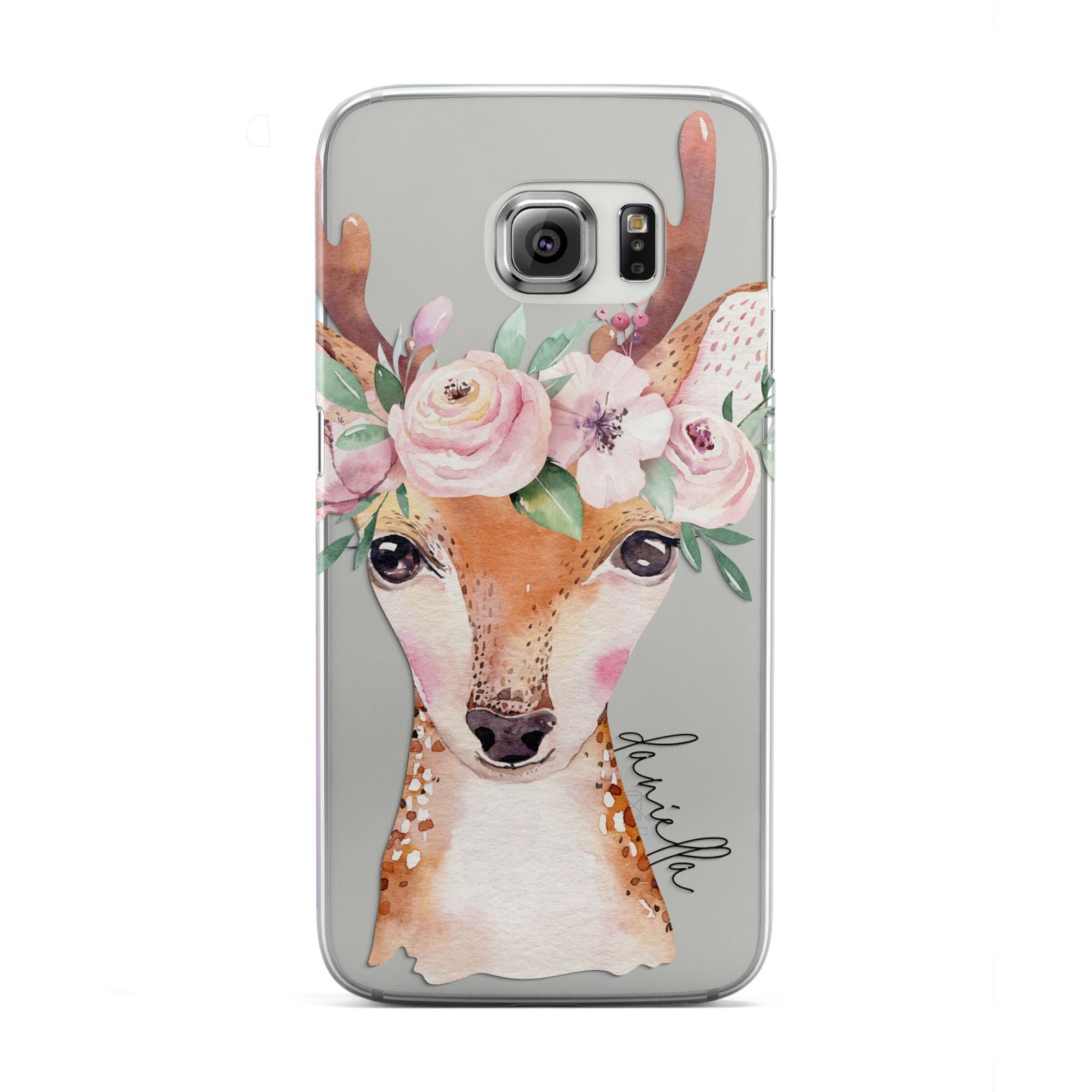 Personalised Deer Samsung Galaxy S6 Edge Case