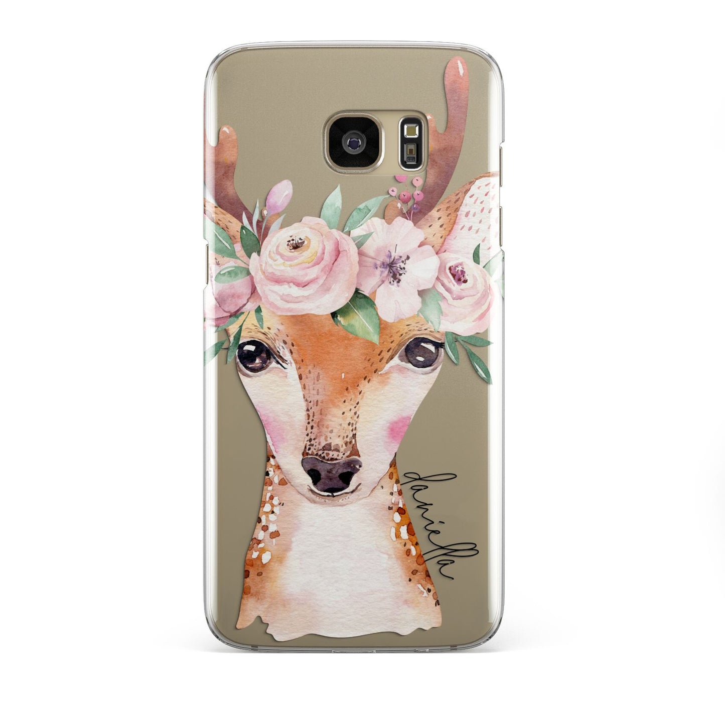 Personalised Deer Samsung Galaxy S7 Edge Case