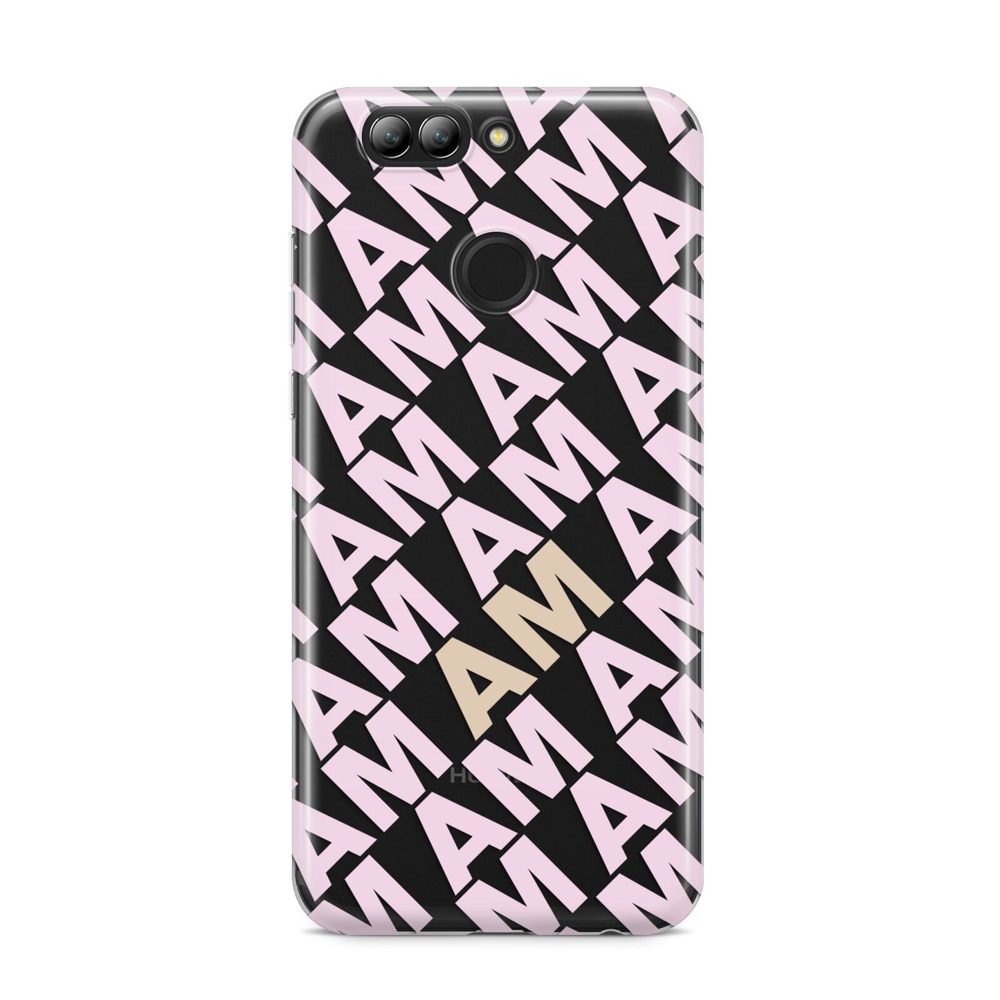 Personalised Diagonal Bold Initials Huawei Nova 2s Phone Case