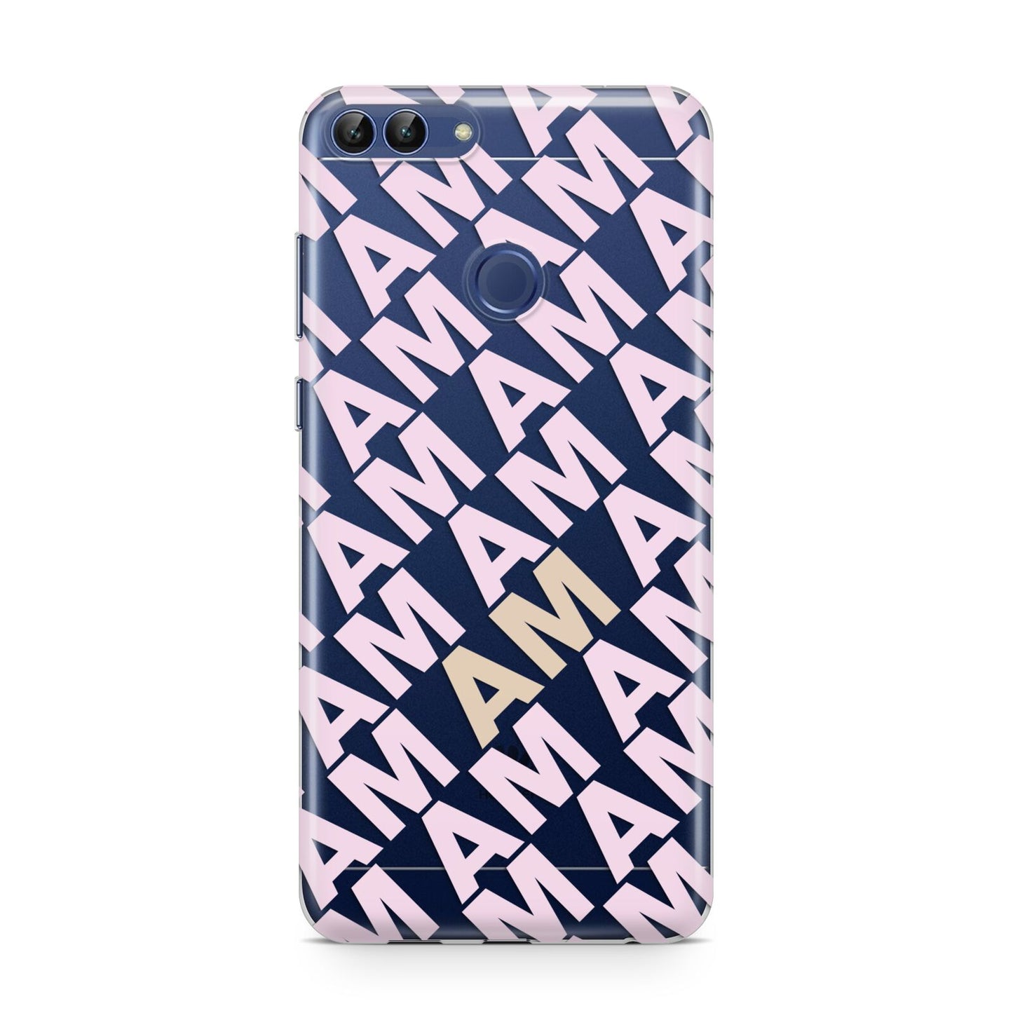 Personalised Diagonal Bold Initials Huawei P Smart Case