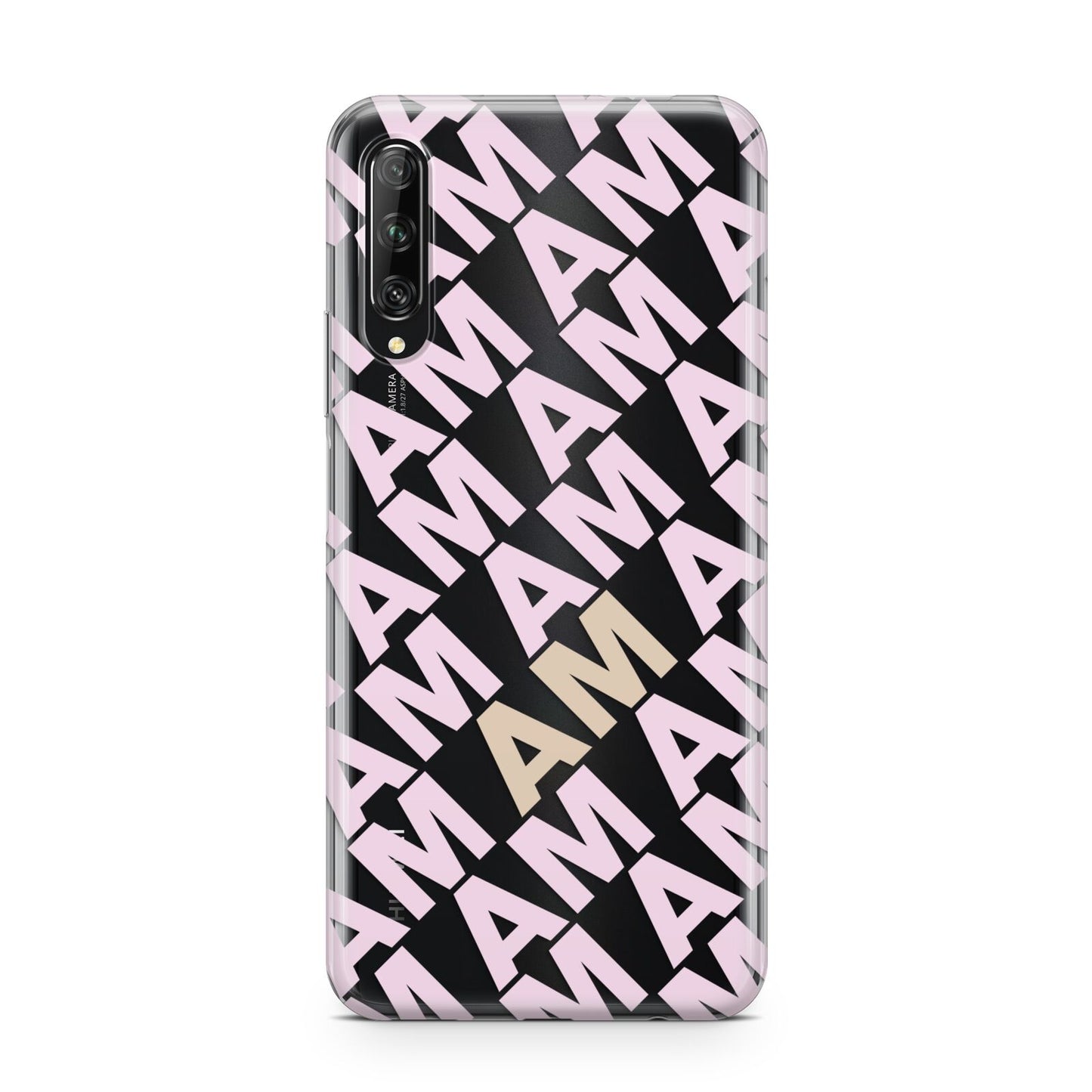 Personalised Diagonal Bold Initials Huawei P Smart Pro 2019