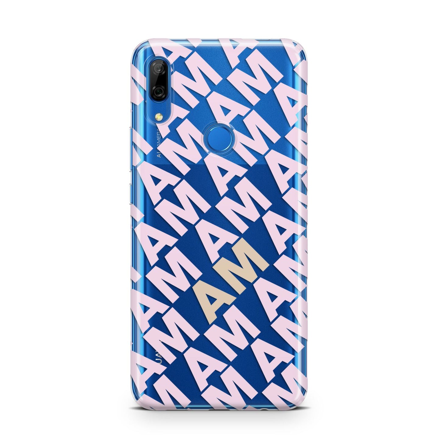 Personalised Diagonal Bold Initials Huawei P Smart Z