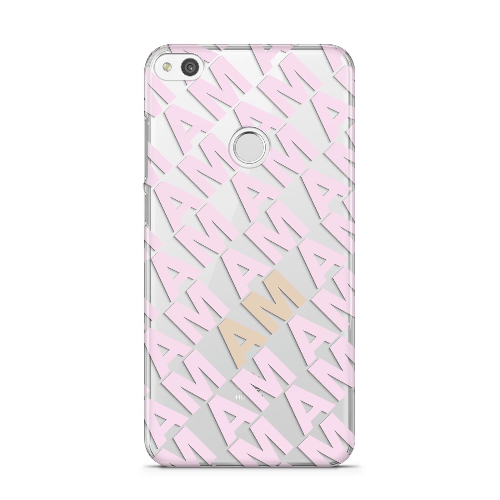 Personalised Diagonal Bold Initials Huawei P8 Lite Case