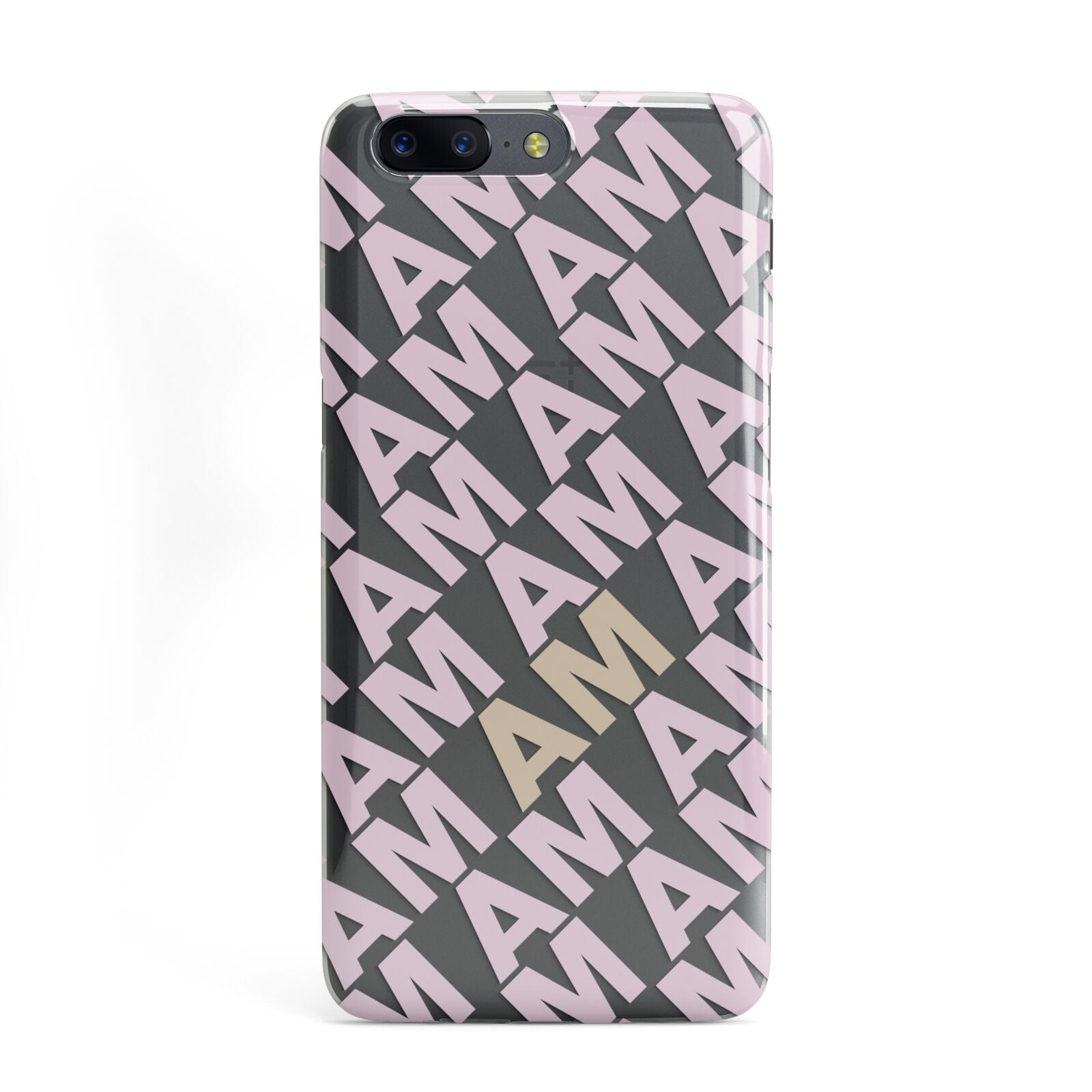 Personalised Diagonal Bold Initials OnePlus Case