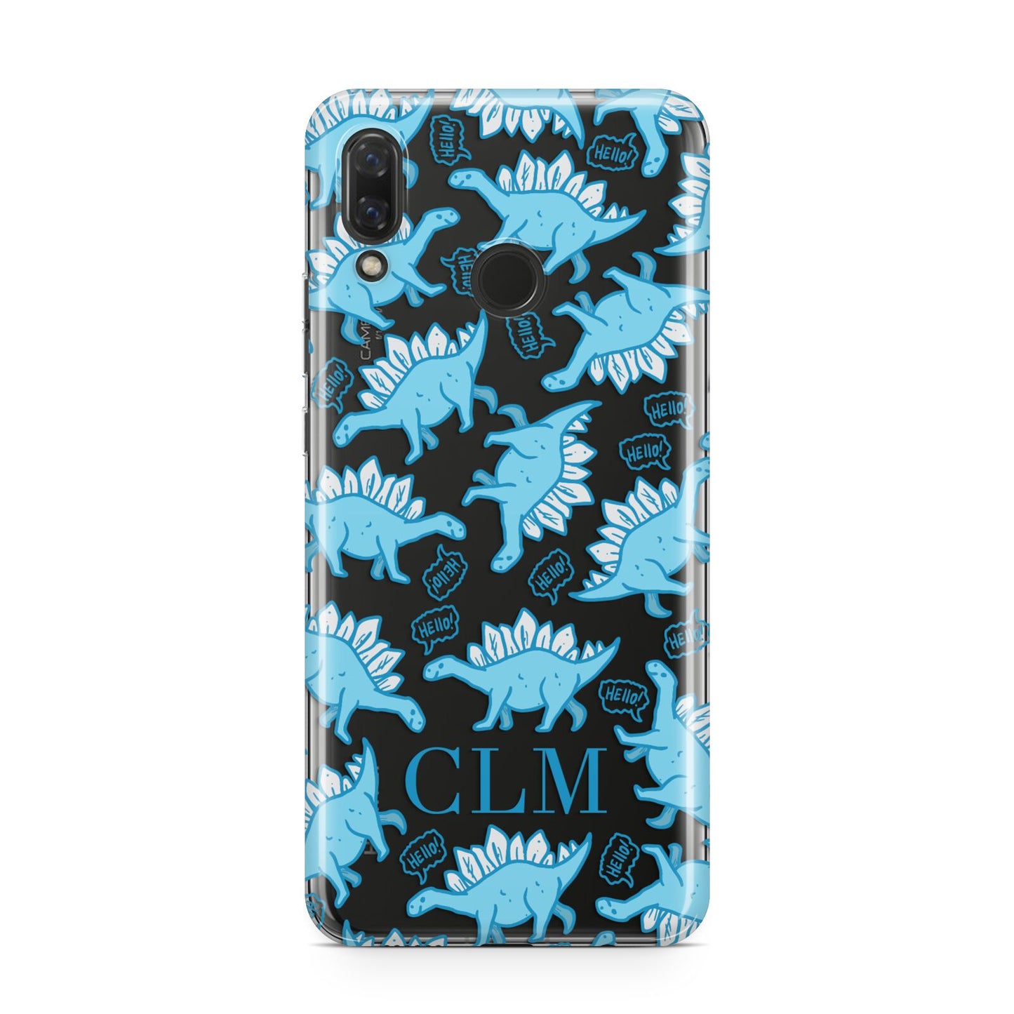 Personalised Dinosaur Initials Huawei Nova 3 Phone Case