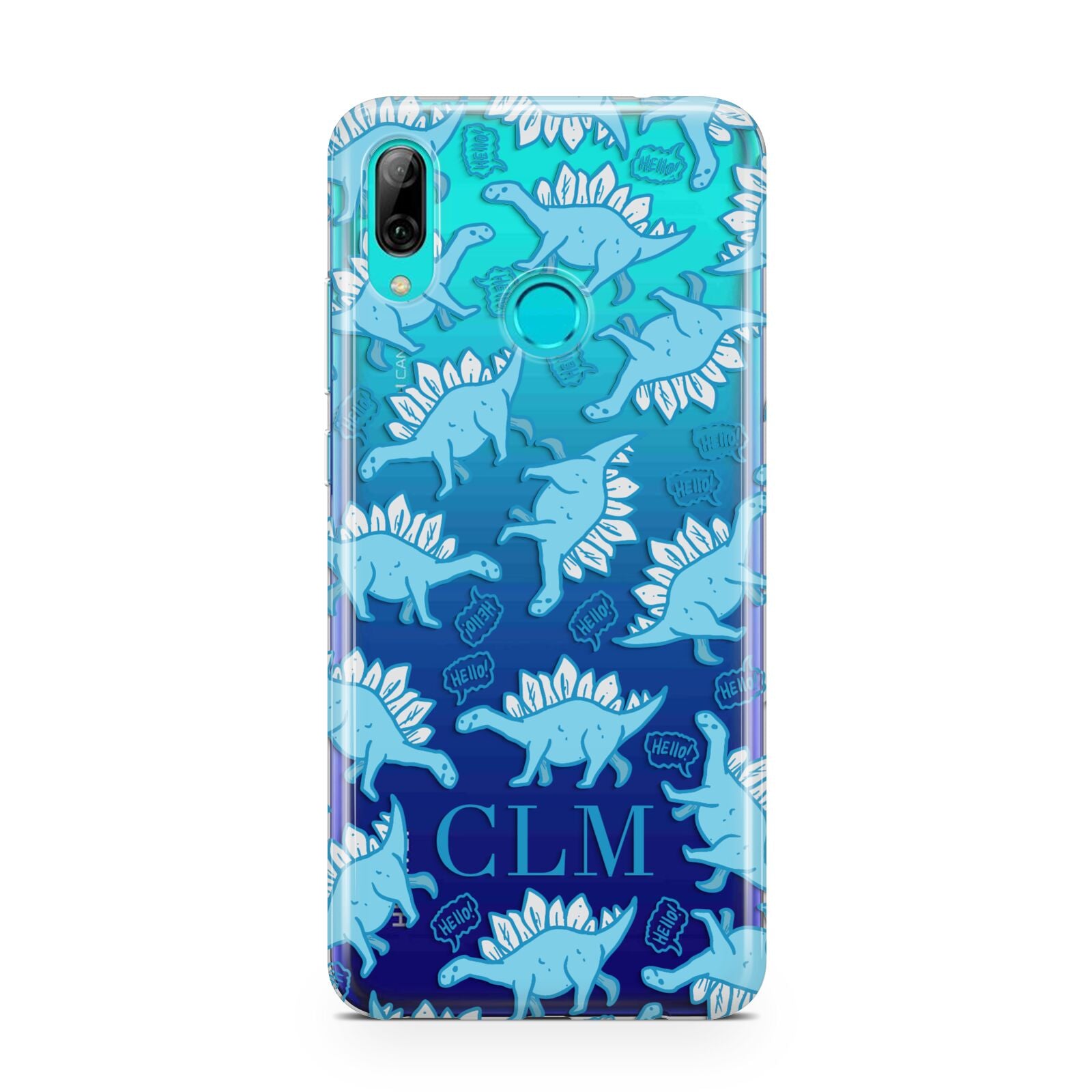 Personalised Dinosaur Initials Huawei P Smart 2019 Case