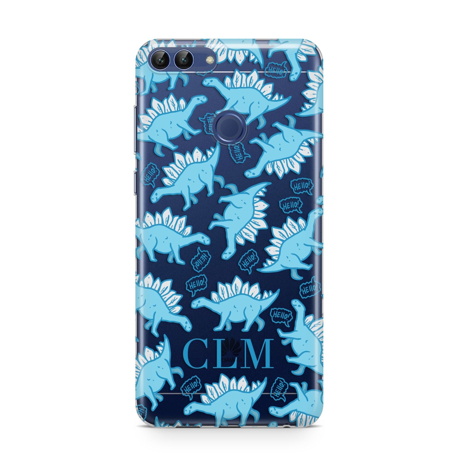 Personalised Dinosaur Initials Huawei P Smart Case