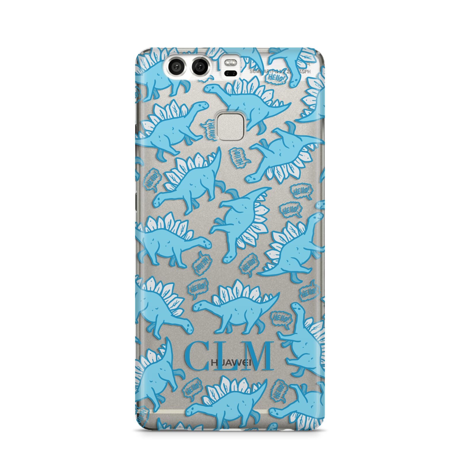 Personalised Dinosaur Initials Huawei P9 Case