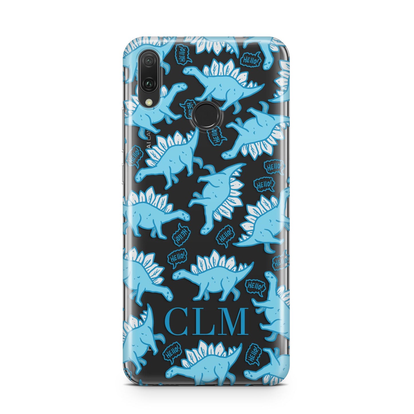 Personalised Dinosaur Initials Huawei Y9 2019