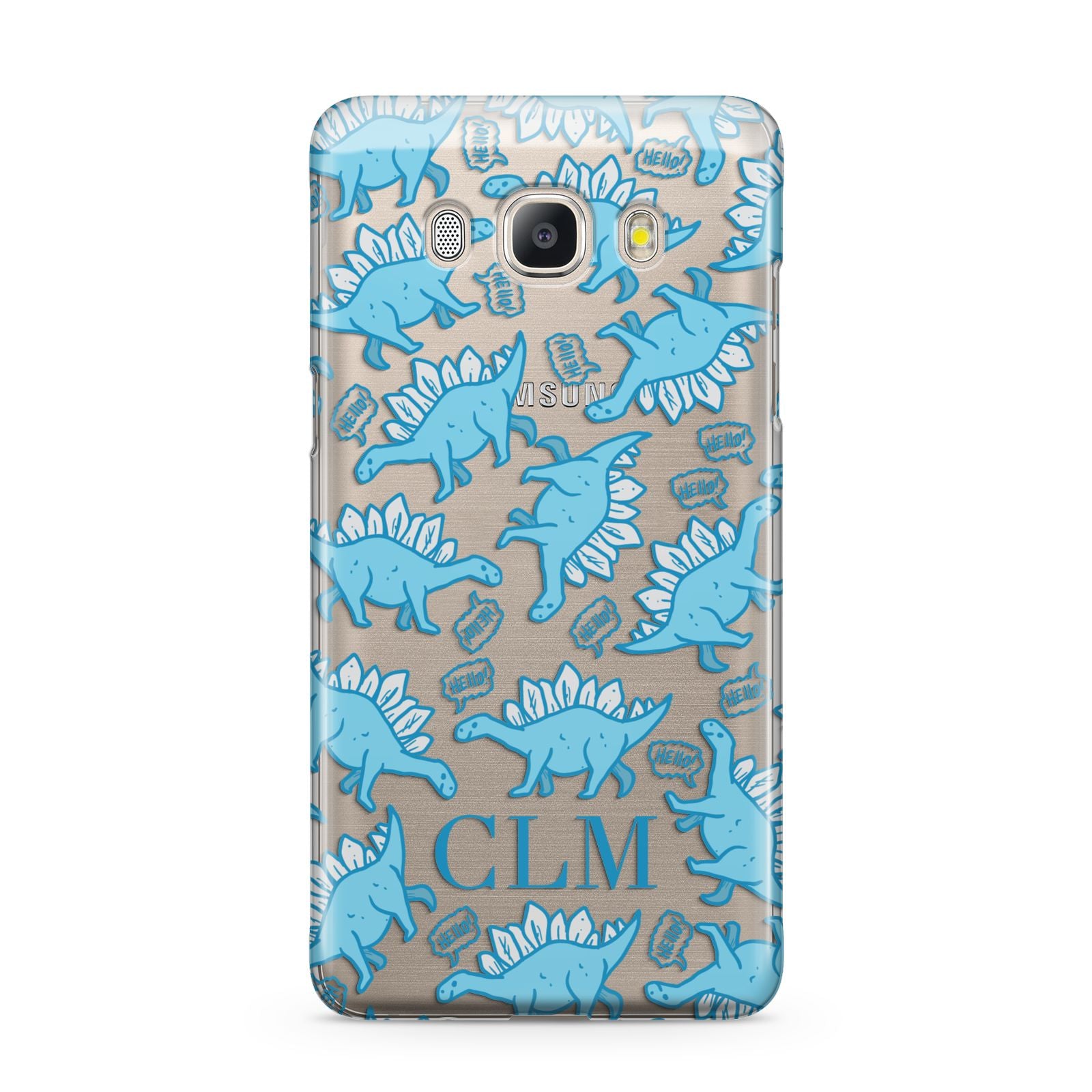 Personalised Dinosaur Initials Samsung Galaxy J5 2016 Case