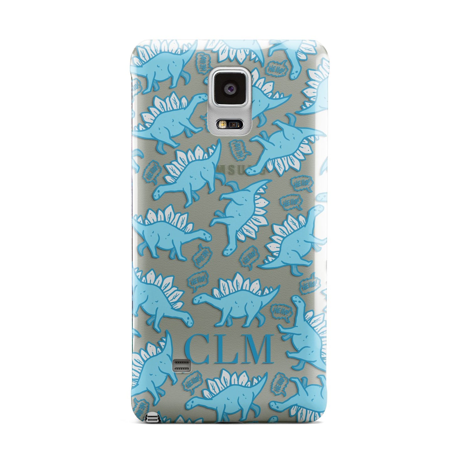 Personalised Dinosaur Initials Samsung Galaxy Note 4 Case