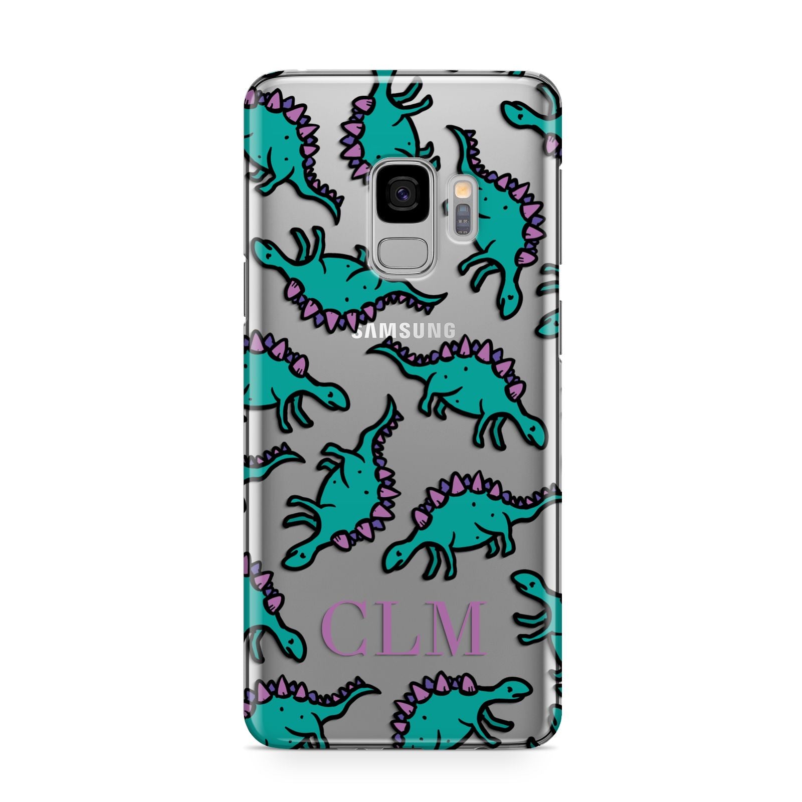 Personalised Dinosaur Monogrammed Samsung Galaxy Case