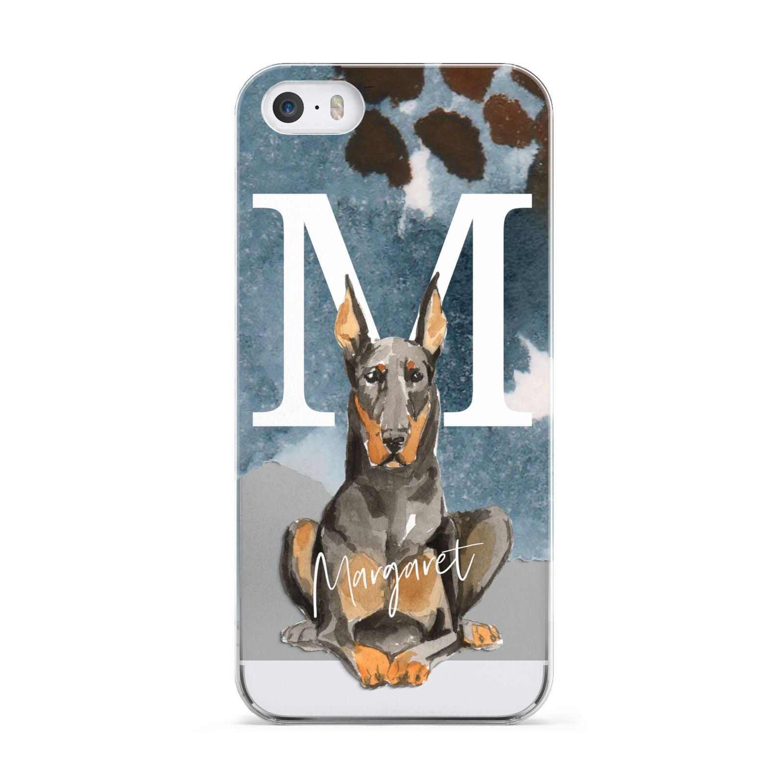 Personalised Doberman Dog Apple iPhone 5 Case