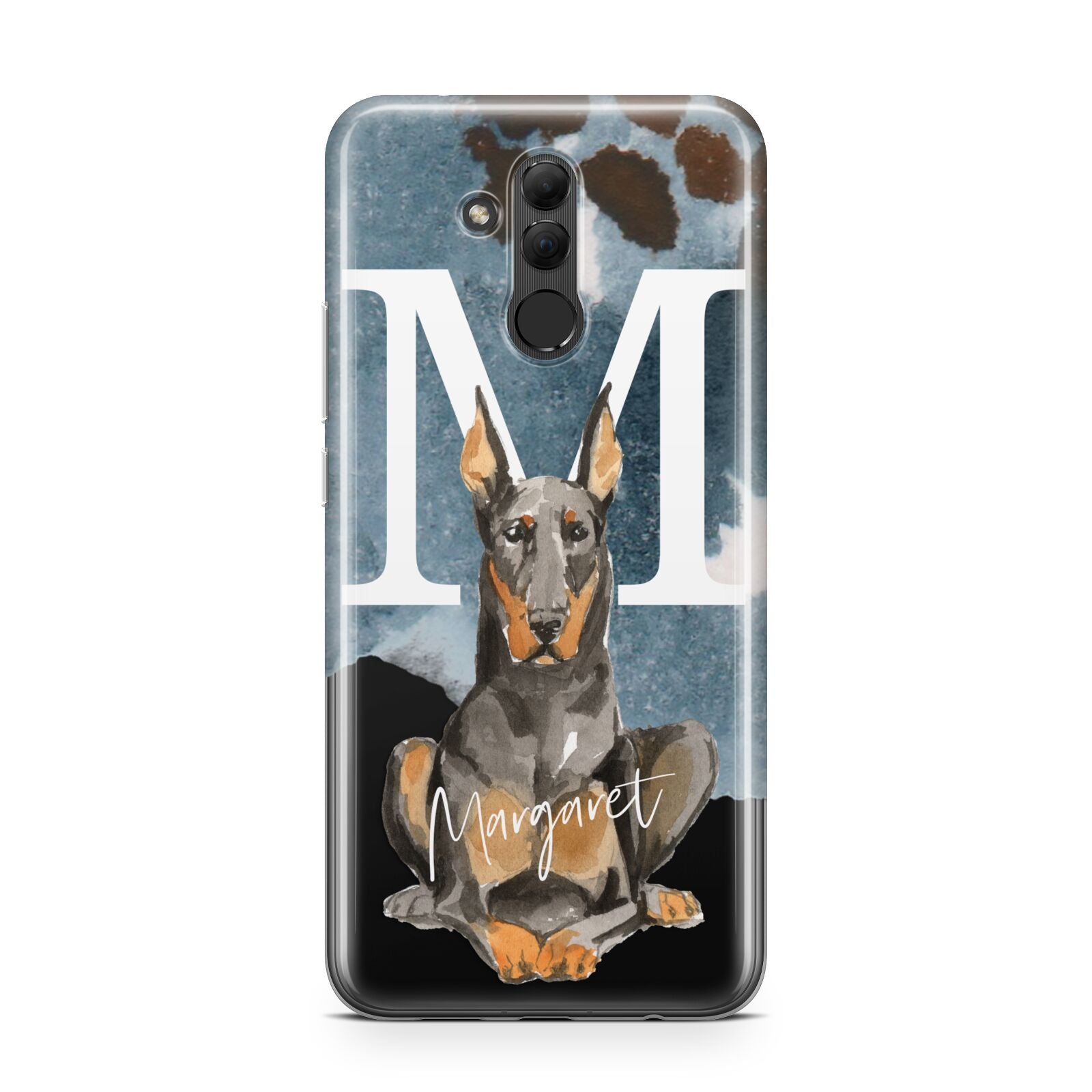 Personalised Doberman Dog Huawei Mate 20 Lite