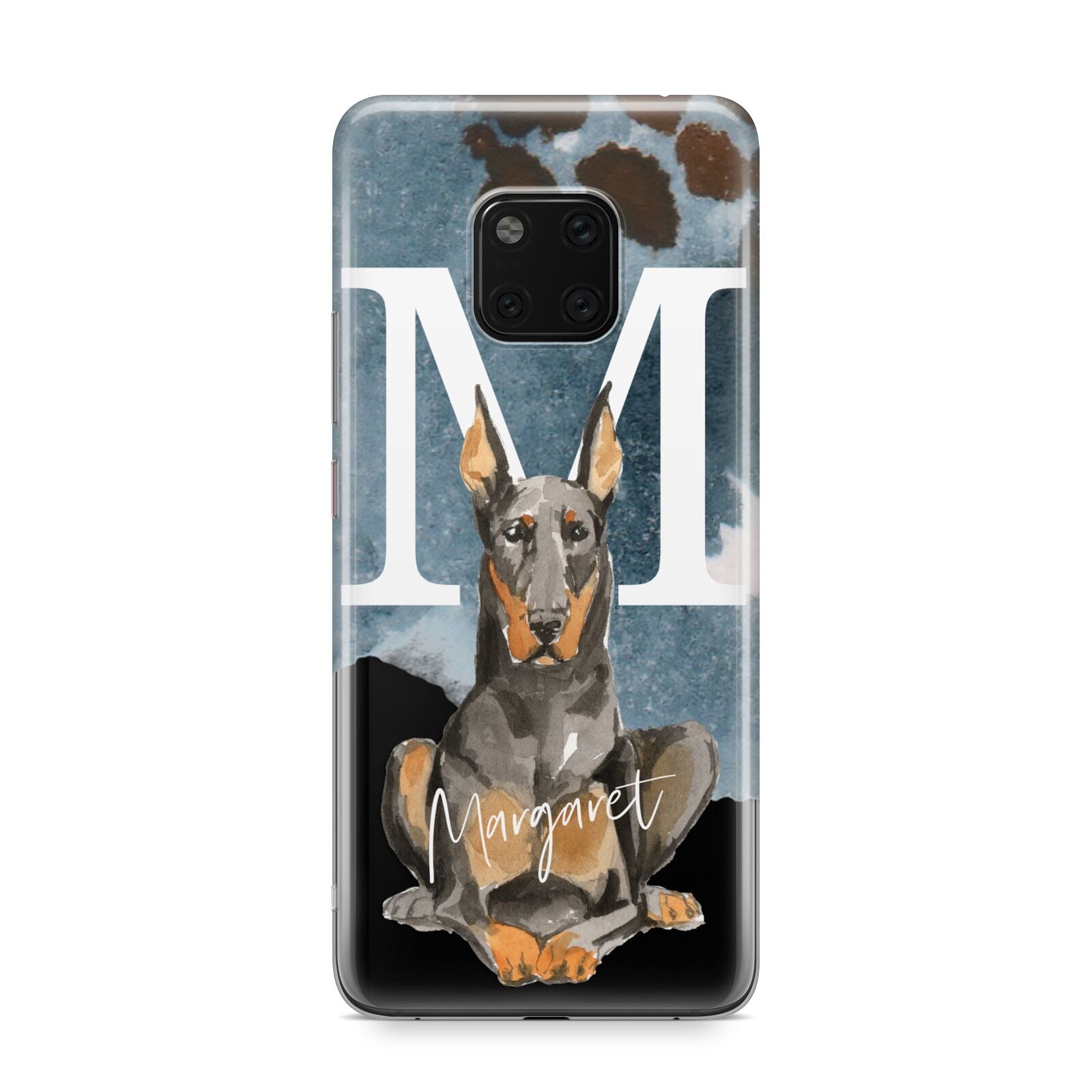 Personalised Doberman Dog Huawei Mate 20 Pro Phone Case