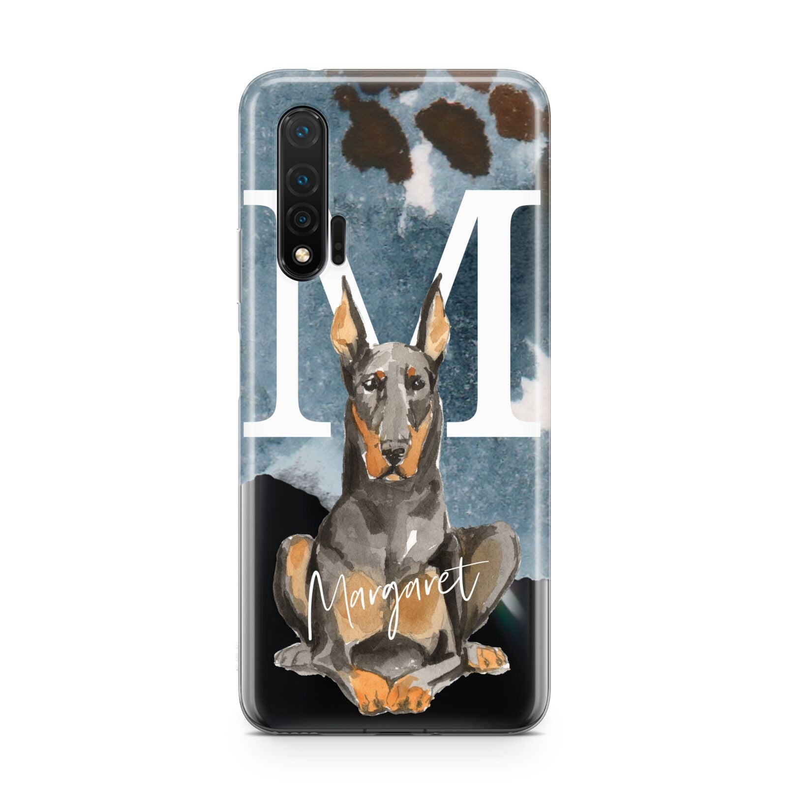 Personalised Doberman Dog Huawei Nova 6 Phone Case