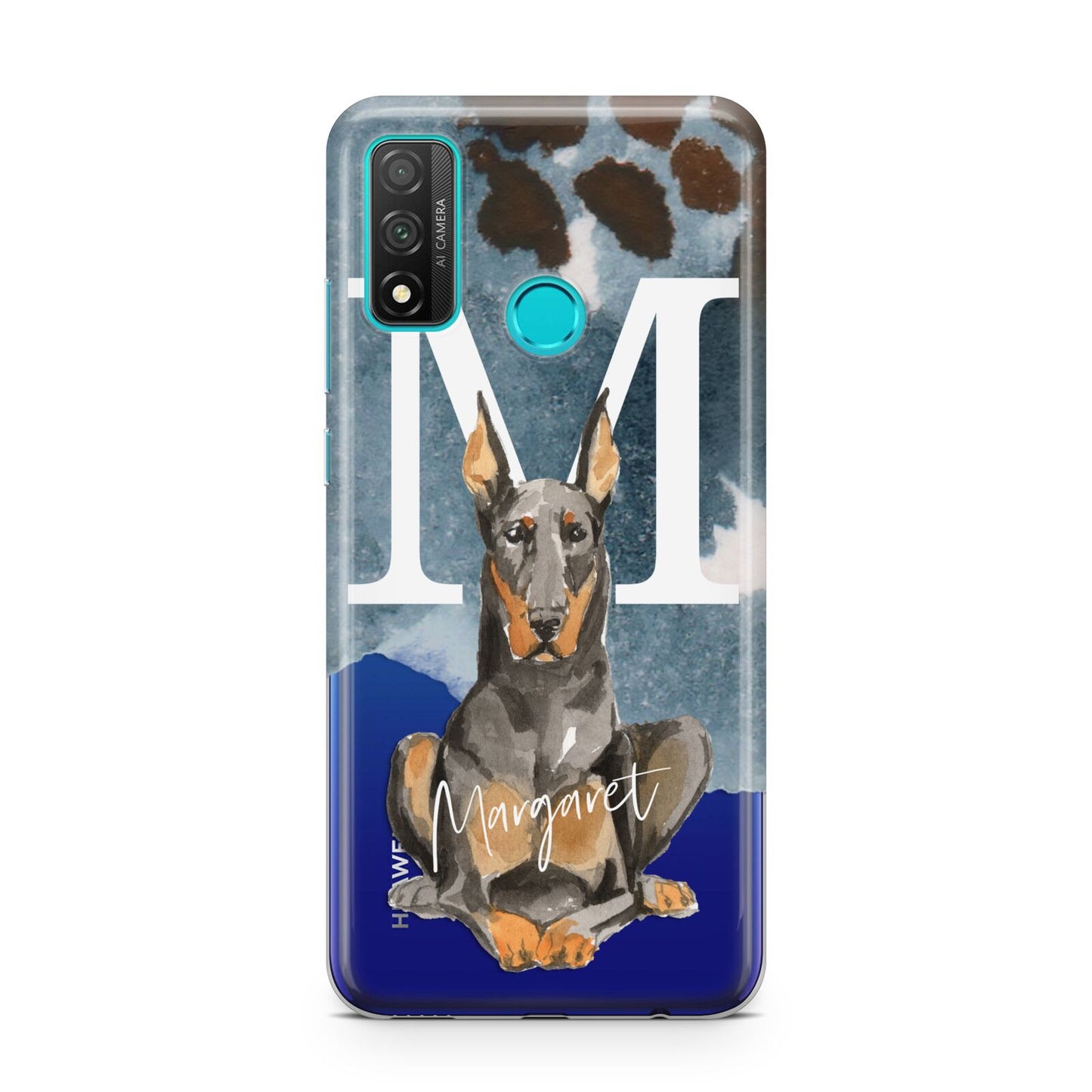 Personalised Doberman Dog Huawei P Smart 2020