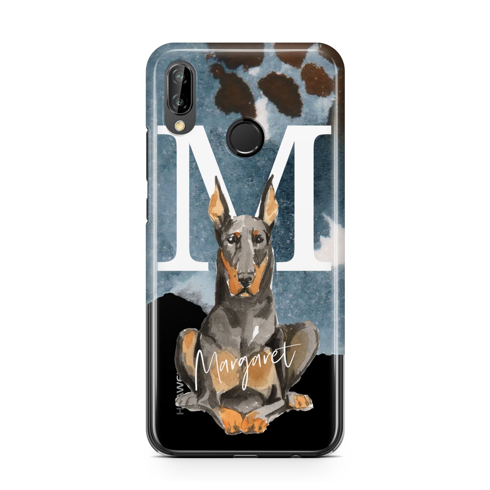 Personalised Doberman Dog Huawei P20 Lite Phone Case