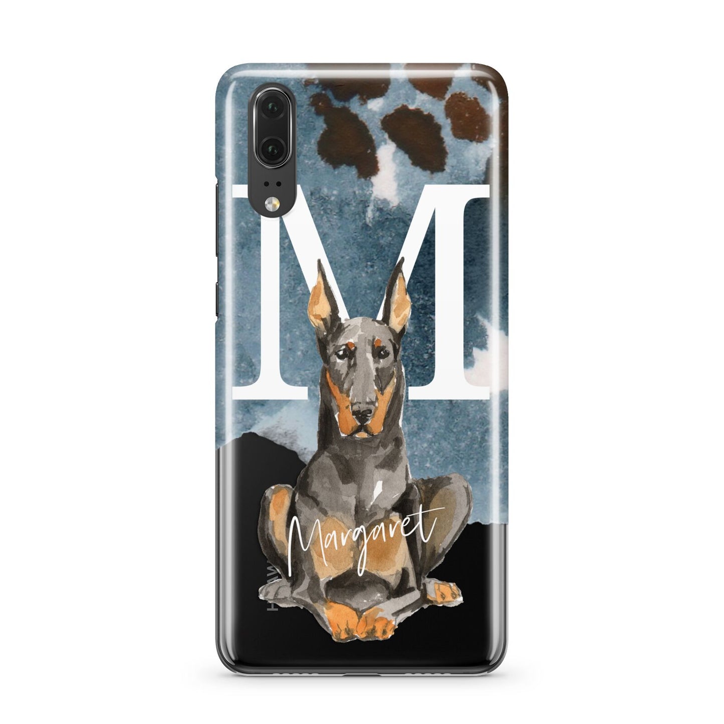 Personalised Doberman Dog Huawei P20 Phone Case