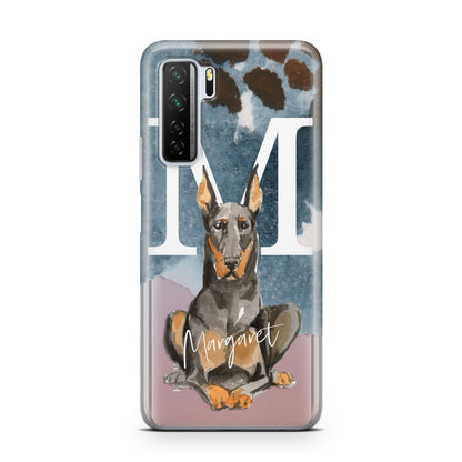 Personalised Doberman Dog Huawei P40 Lite 5G Phone Case