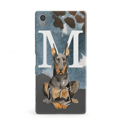 Personalised Doberman Dog Sony Xperia Case