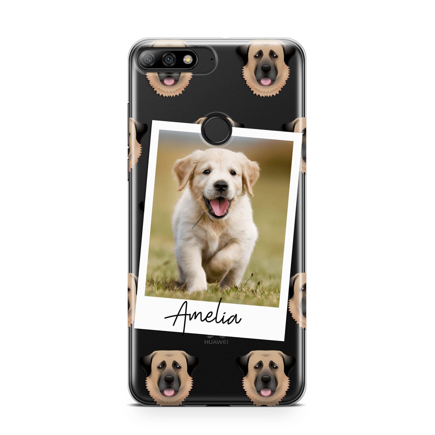 Personalised Dog Photo Huawei Y7 2018