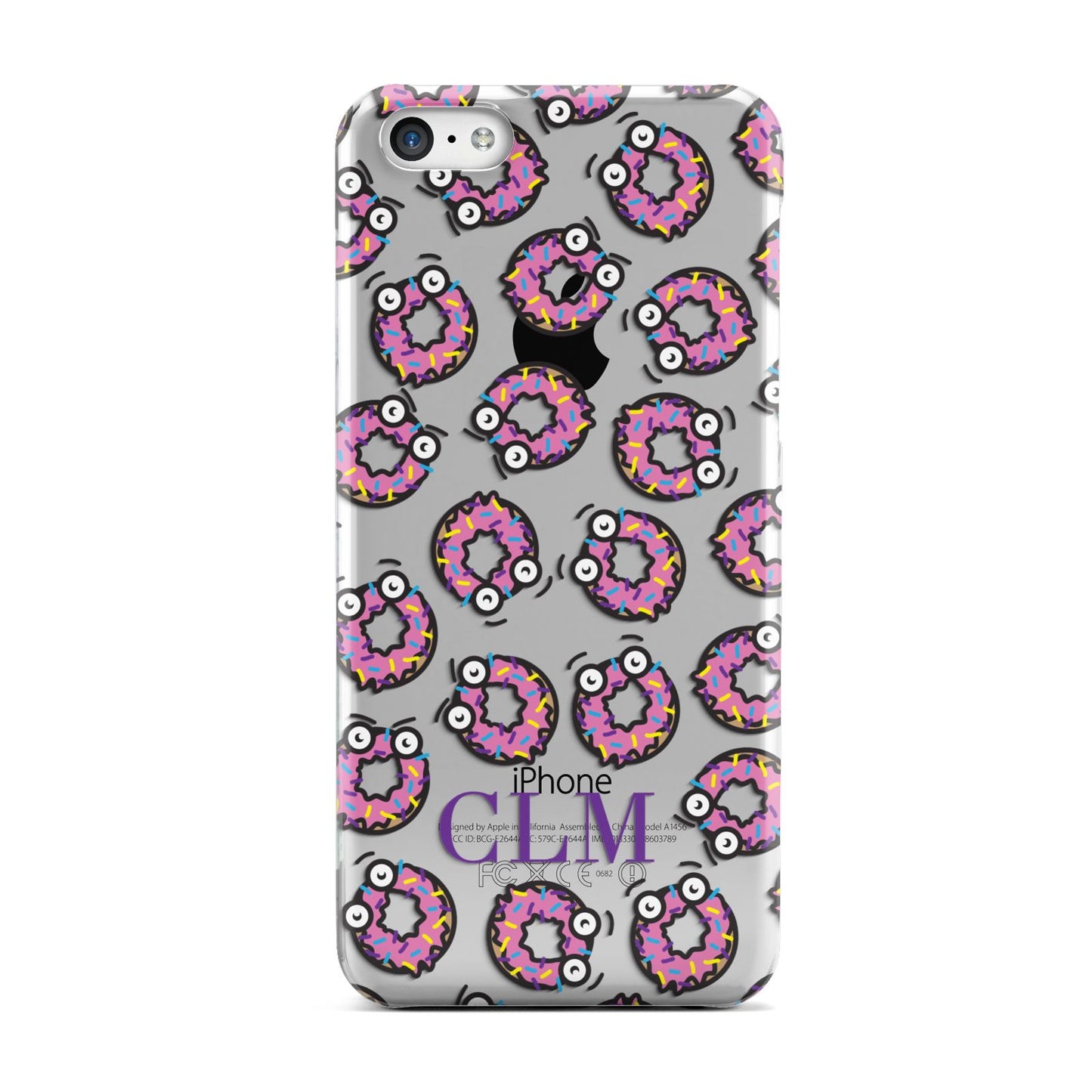 Personalised Donut Initials Apple iPhone 5c Case