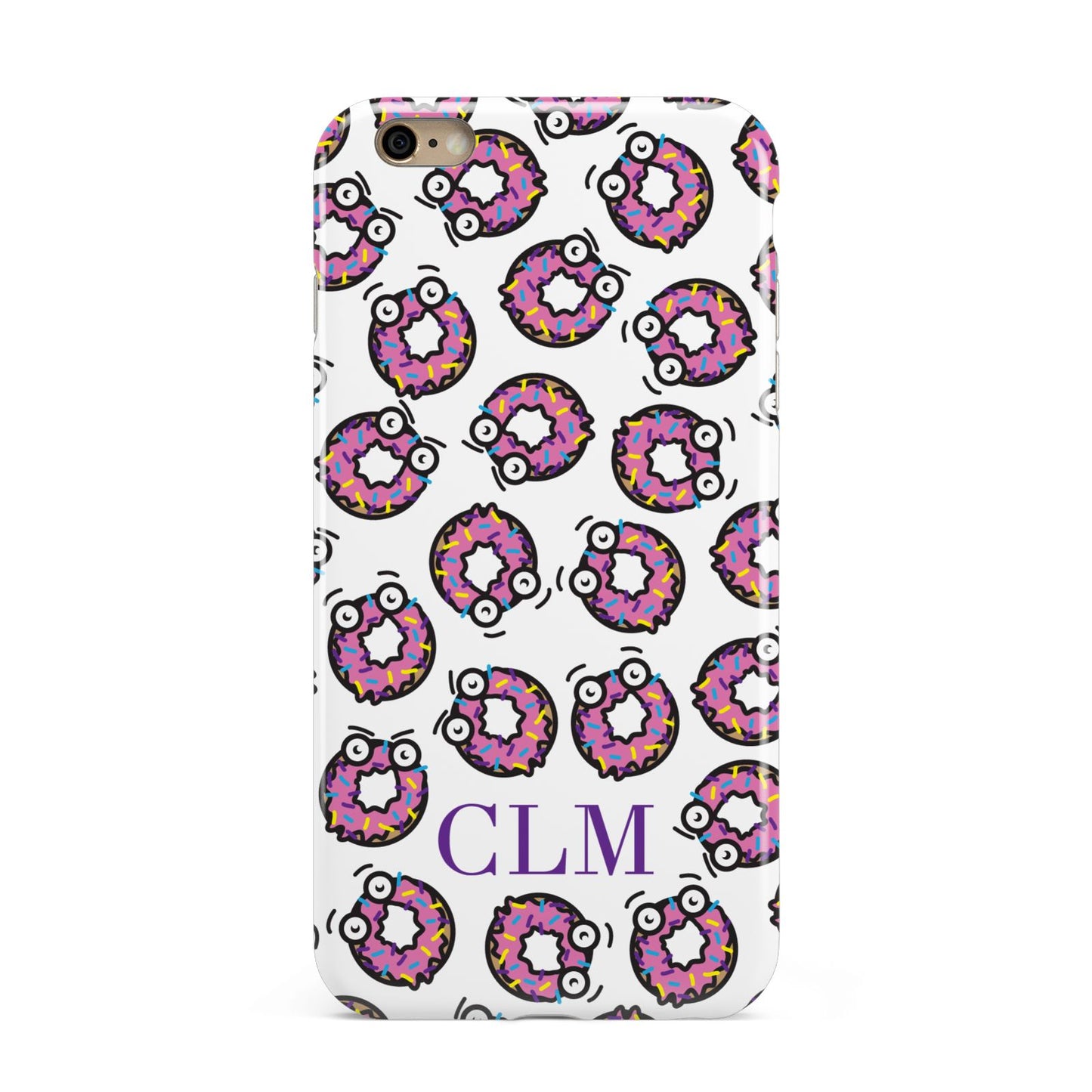 Personalised Donut Initials Apple iPhone 6 Plus 3D Tough Case