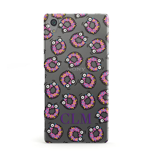 Personalised Donut Initials Sony Xperia Case