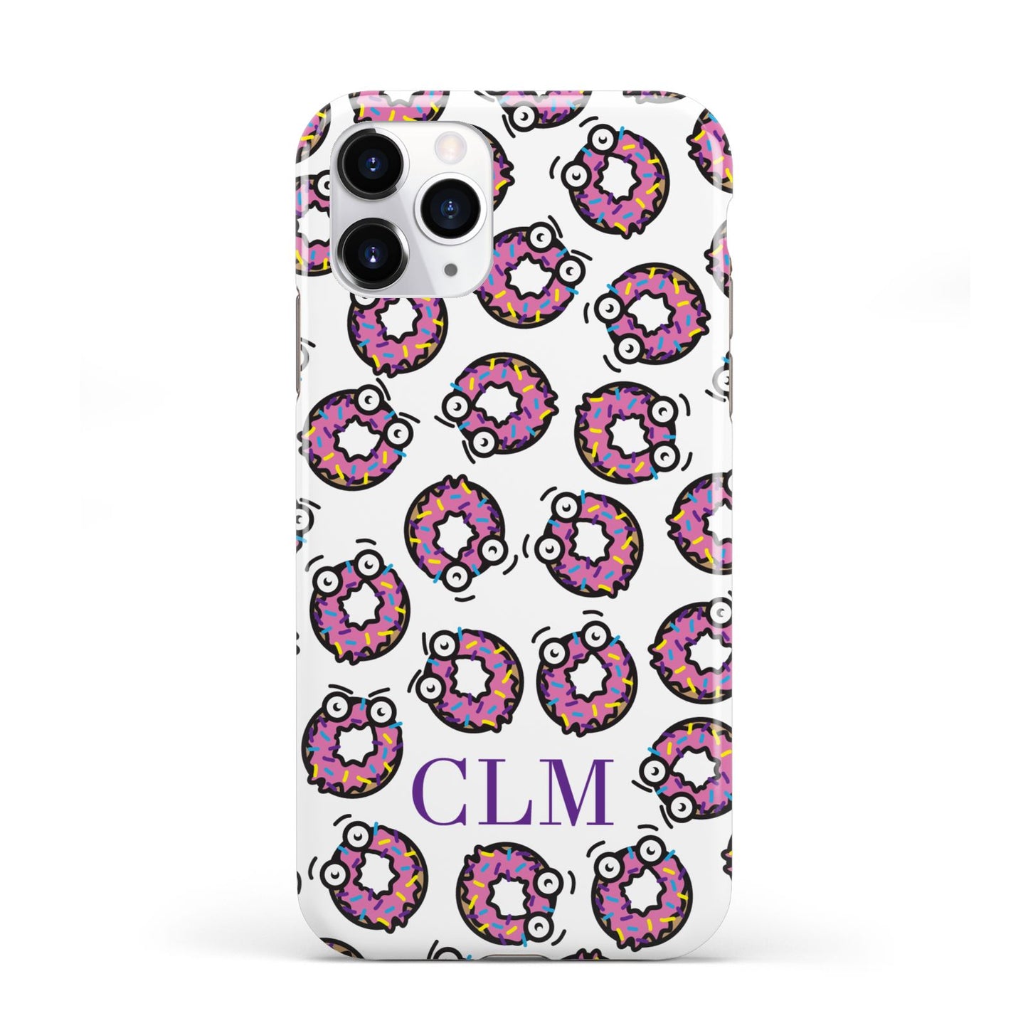 Personalised Donut Initials iPhone 11 Pro 3D Tough Case