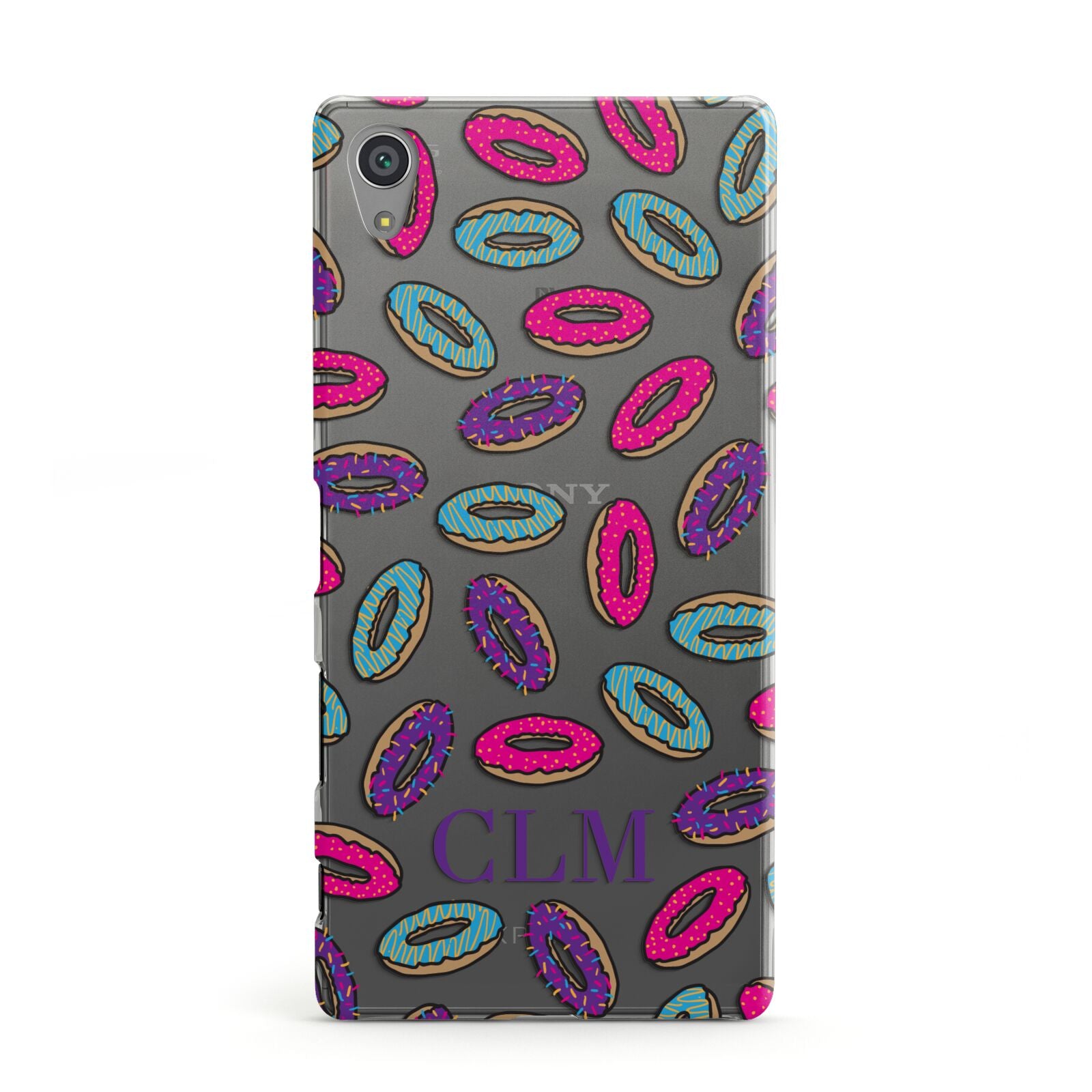 Personalised Donuts Initials Sony Xperia Case