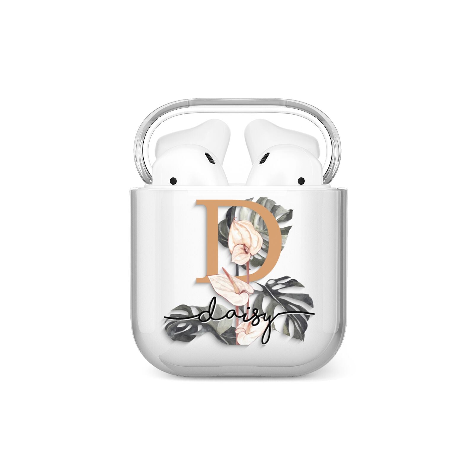 Personalised Dried Flowers AirPods Case