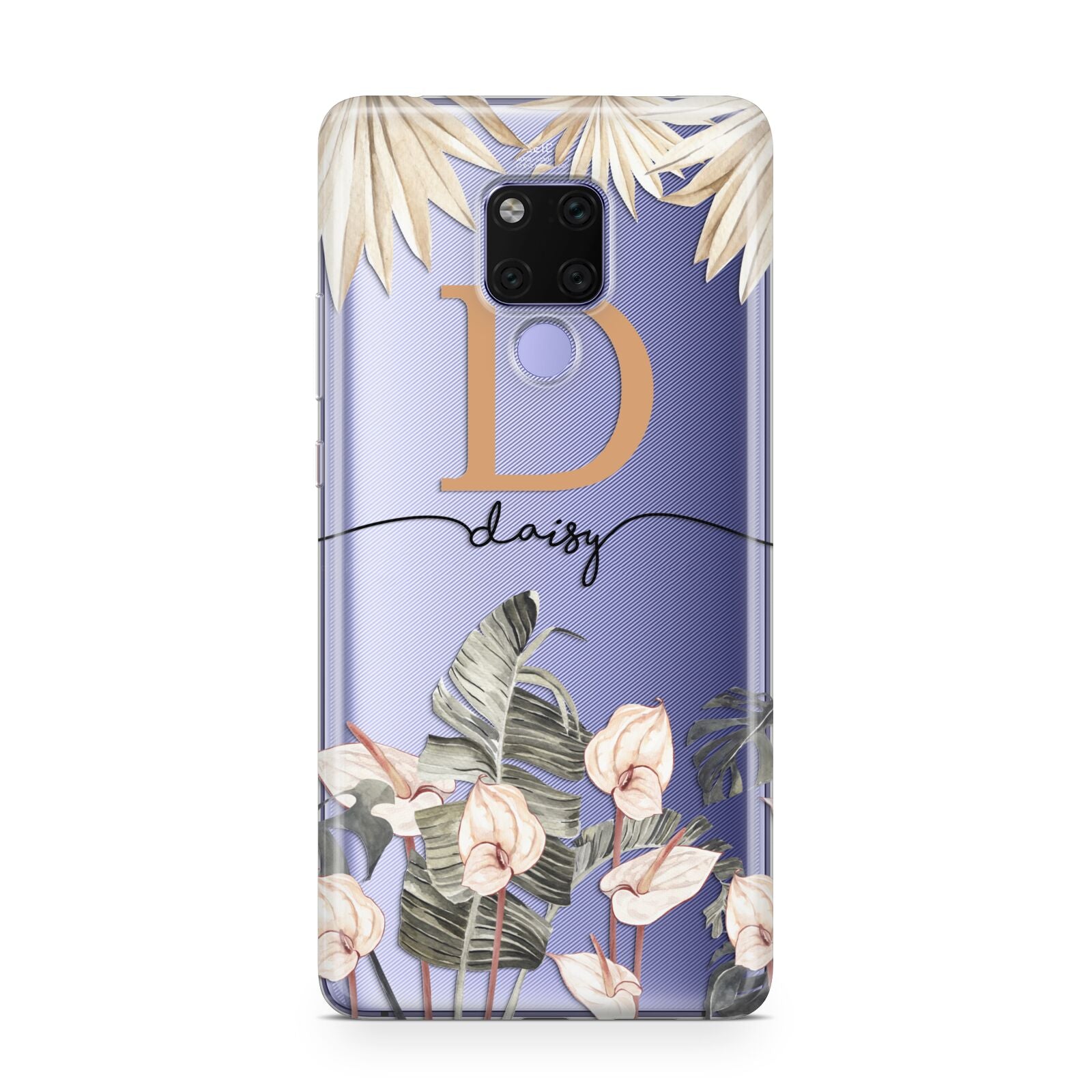 Personalised Dried Flowers Huawei Mate 20X Phone Case