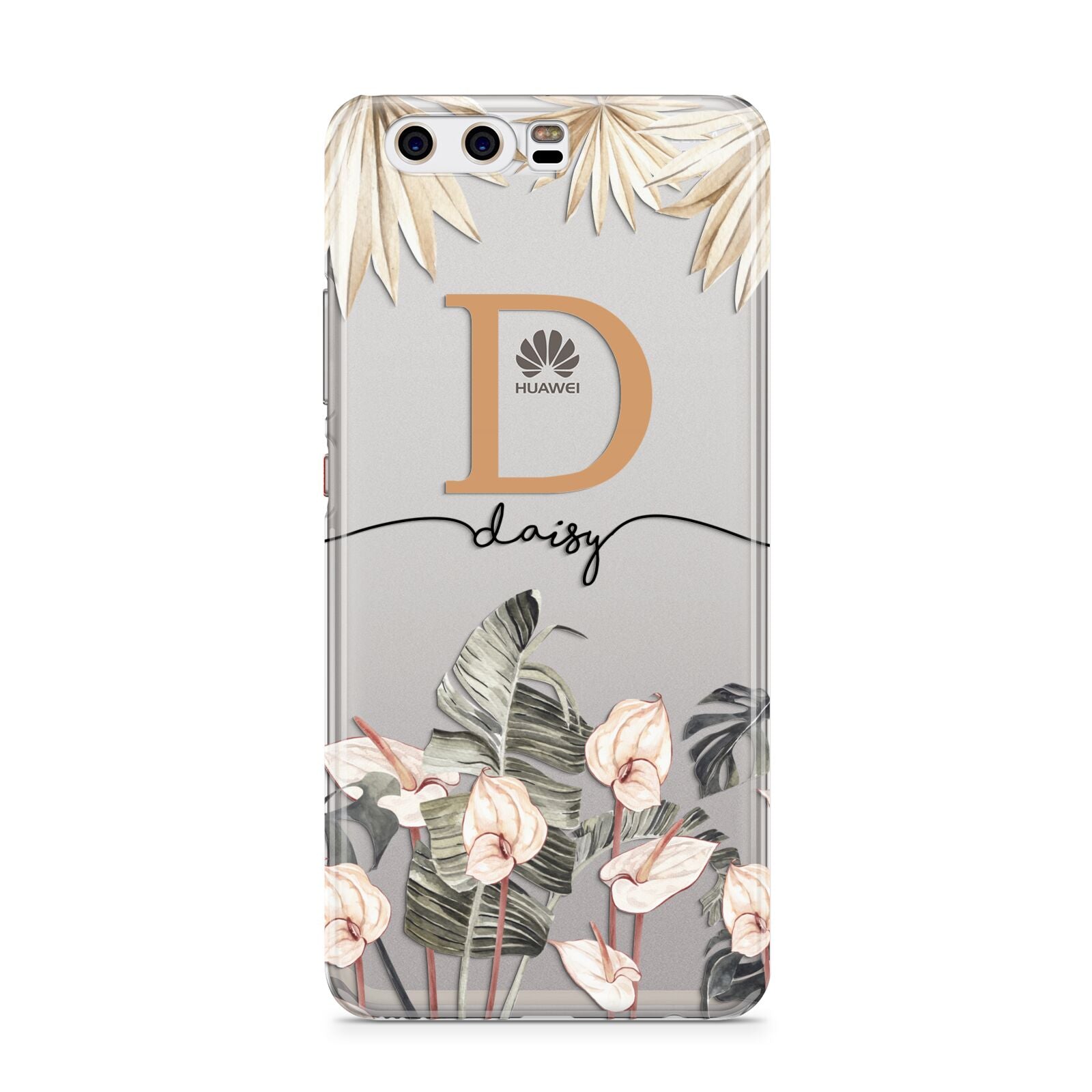 Personalised Dried Flowers Huawei P10 Phone Case